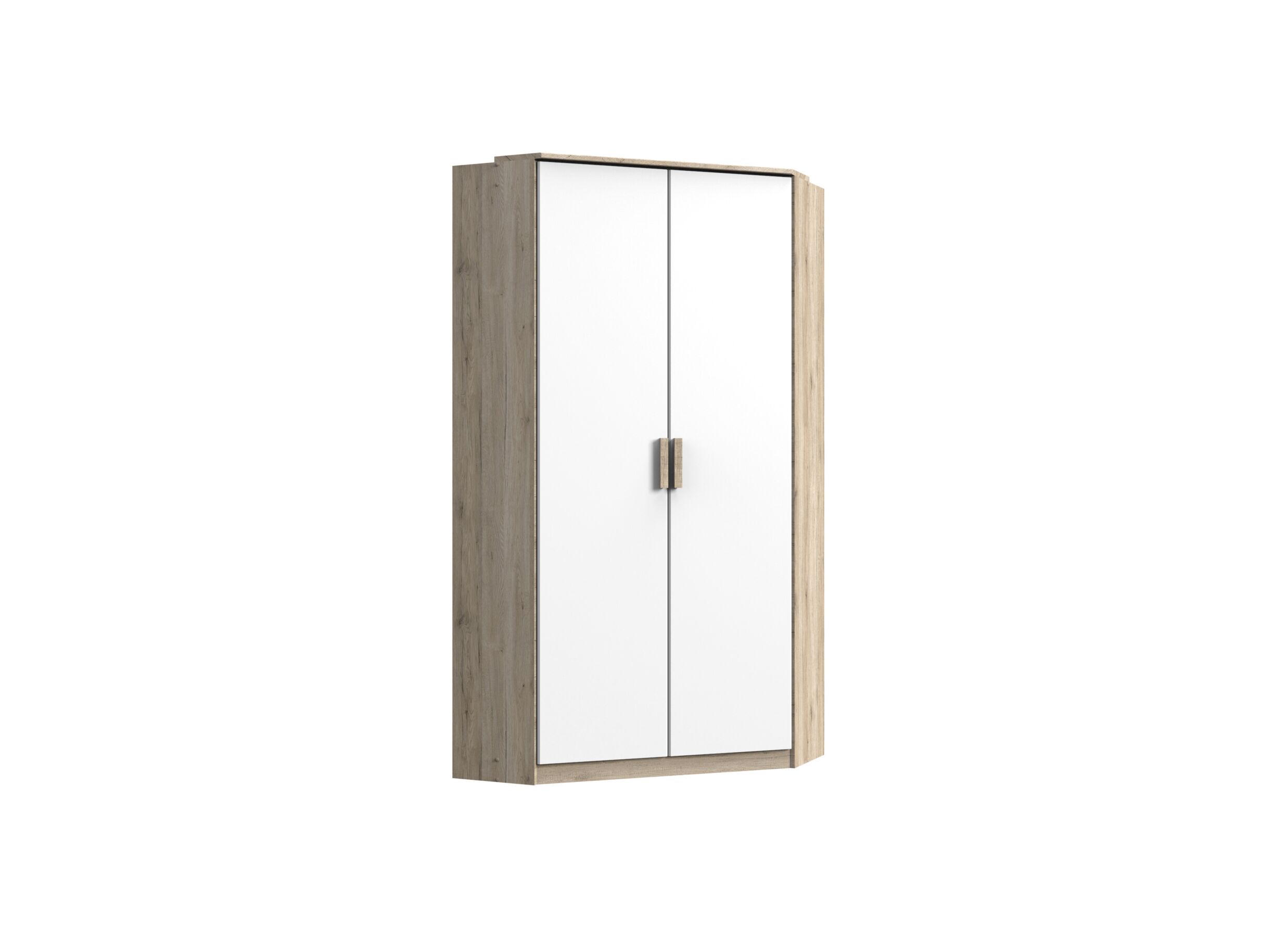 Garde-robe Cariba 120cm - Garde-robe Cariba 120cm - décor - sanremo/blanc