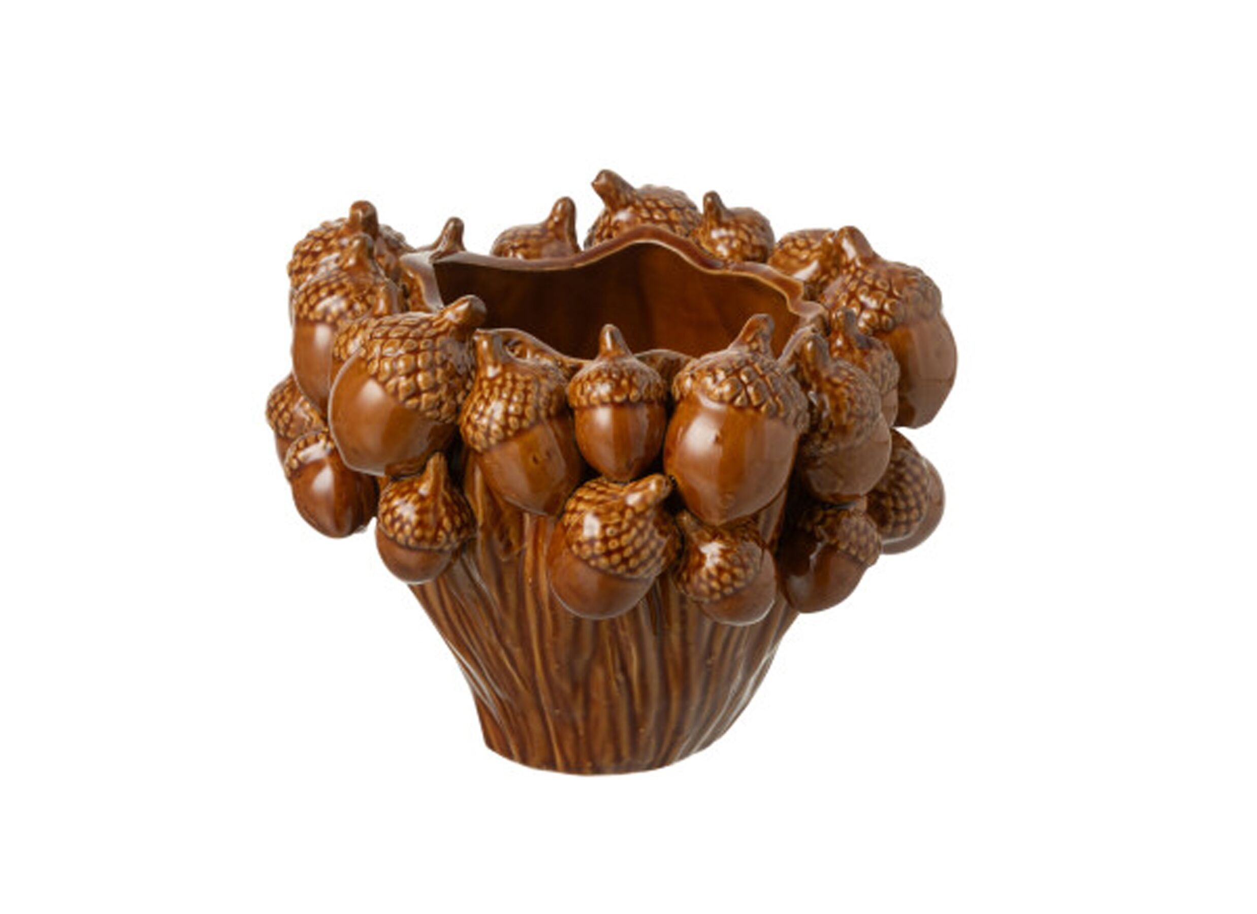 Vaas Karpo H16cm - keramiek - bruin - Vase Karpo H16cm - céramique - marron