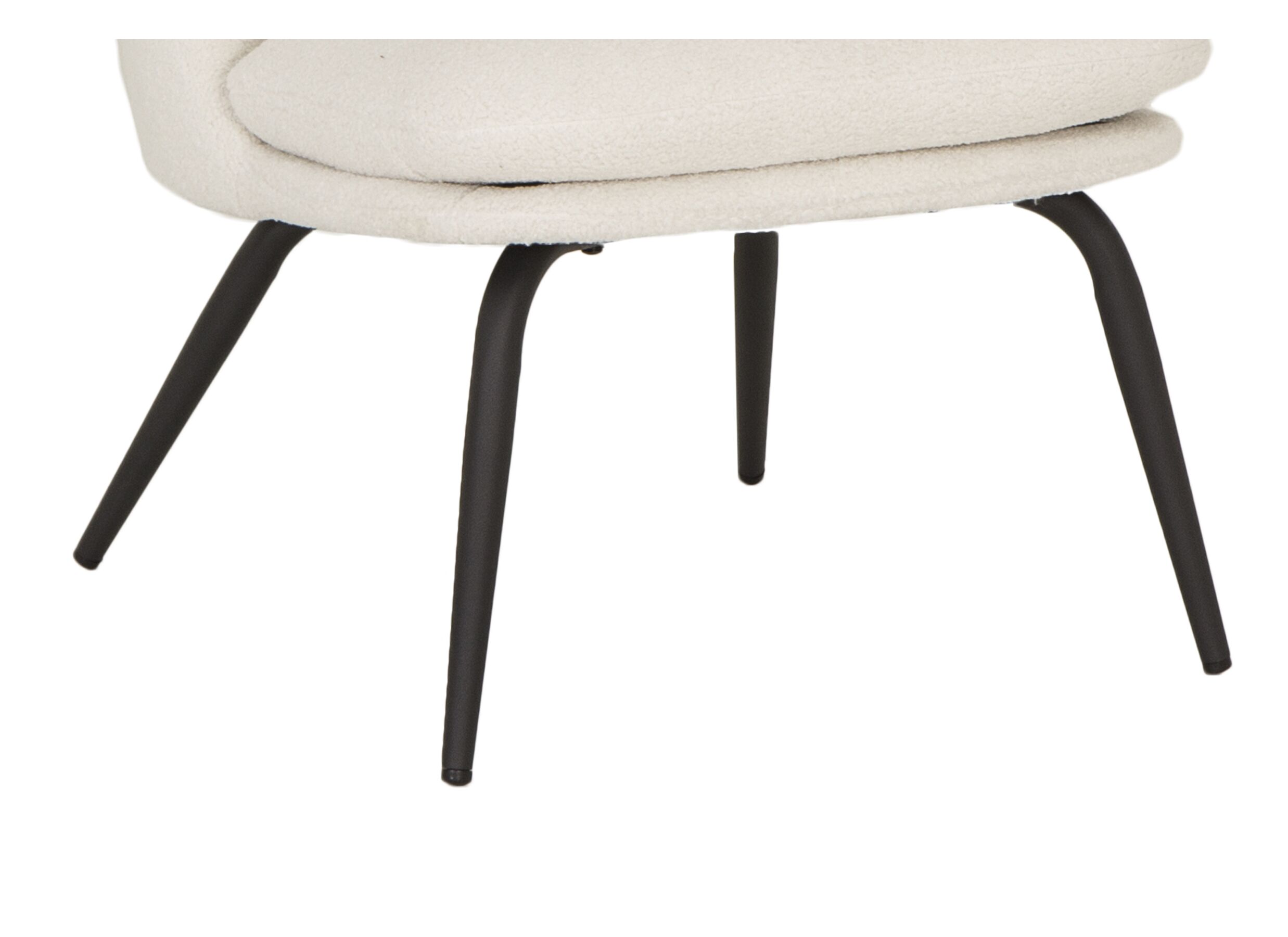 Fauteuil Yoyo 56x73x77cm - tissu -craie