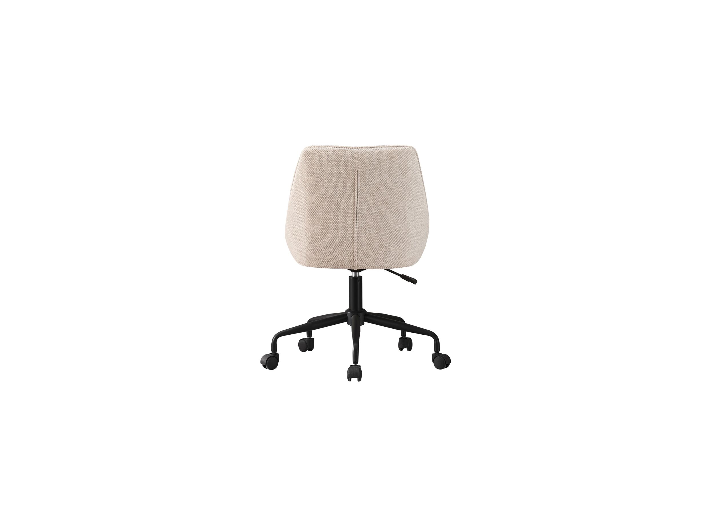 Chaise de bureau Apex 49x68x90cm - tissu - beige
