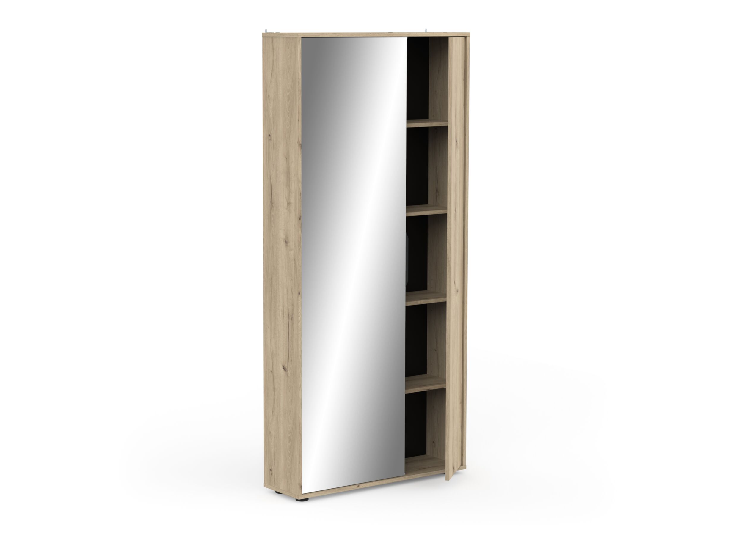 Armoire à chaussures Ebony 83x24x178cm
