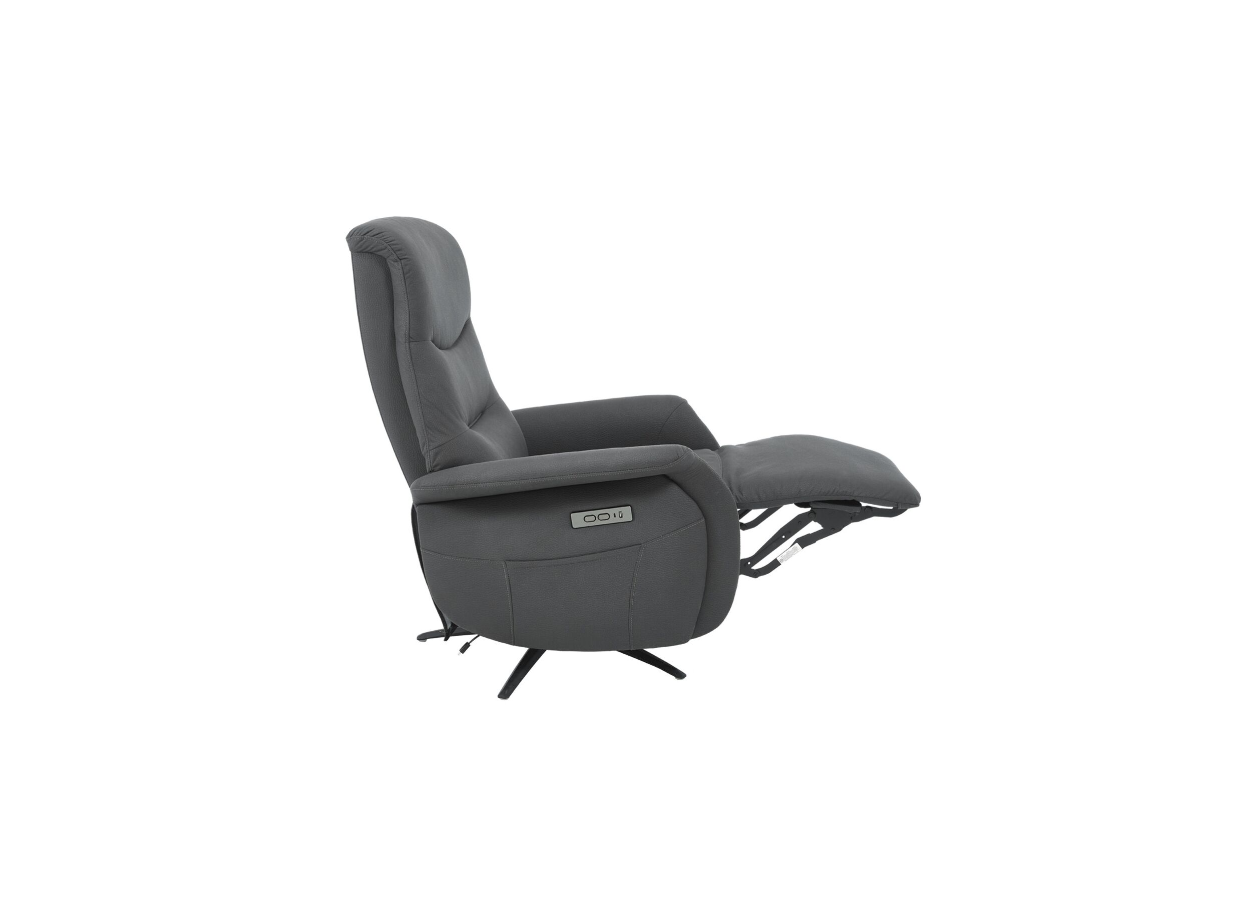 Aperçu - Fauteuil relax Bromo électrique - fibre polyester - noir