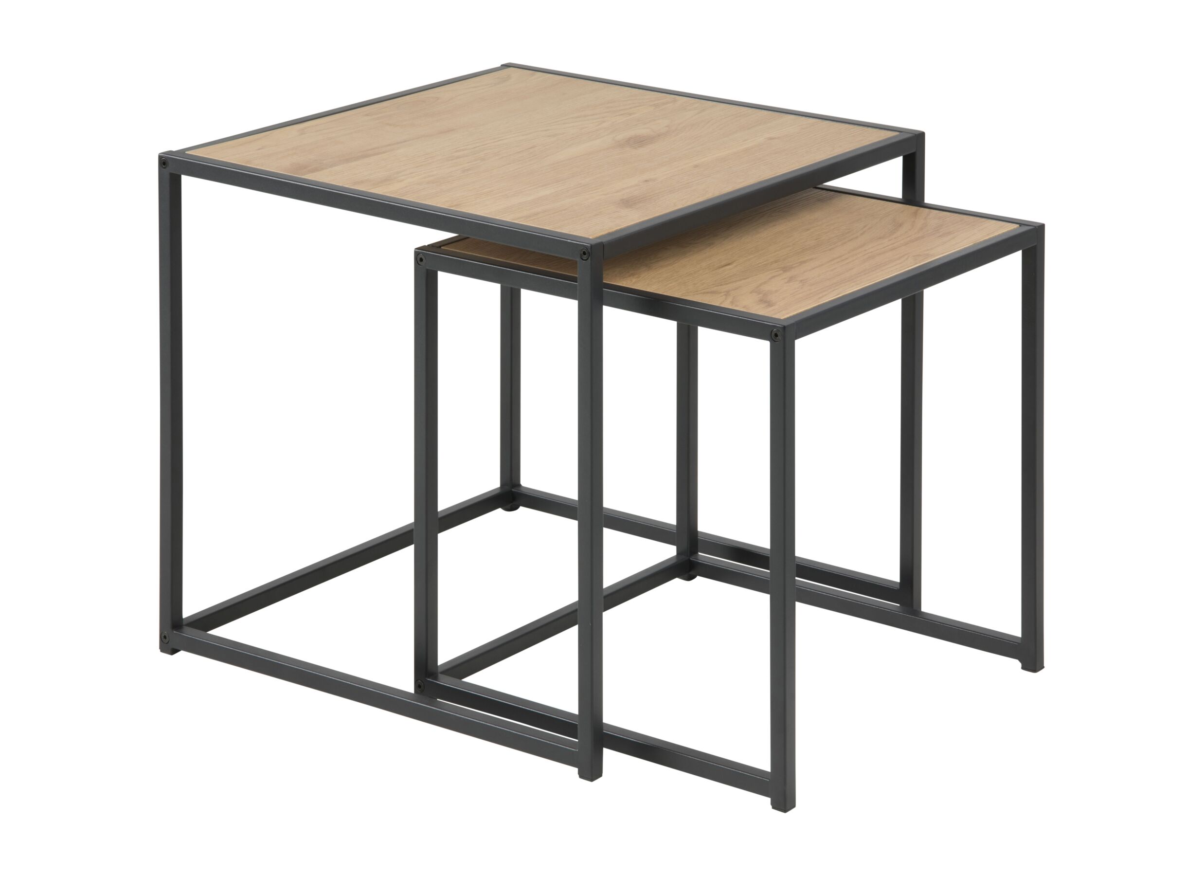 Table d'appoint 50x50cm lot de 2 - Table d'appoint 50x50cm lot de 2