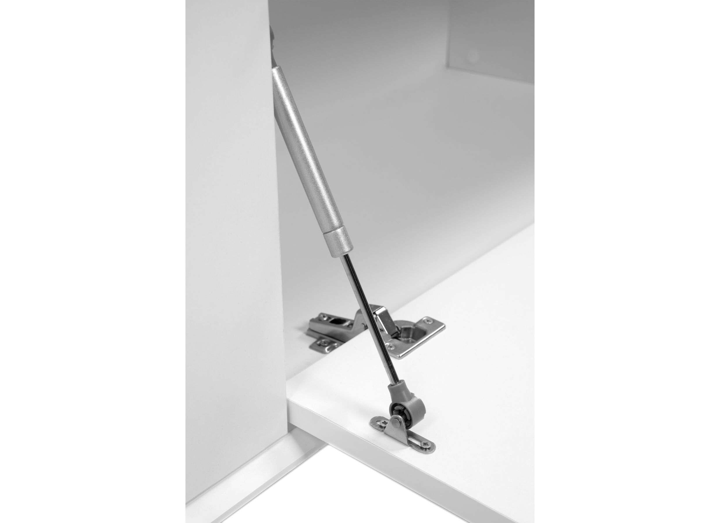 Detailfoto - Tv-meubel Stream 160cm - melamine - wit