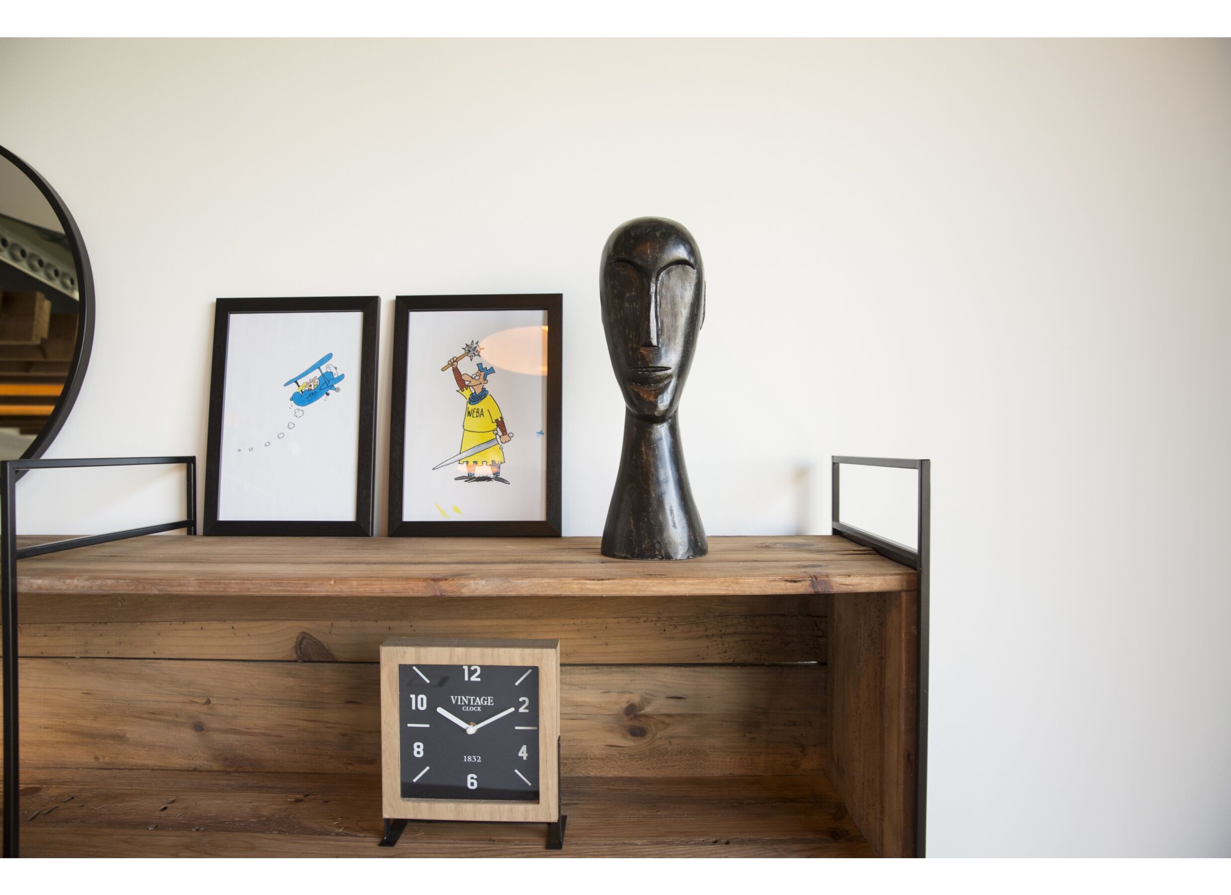 Foto ambiance - Horloge 23,5x20cm