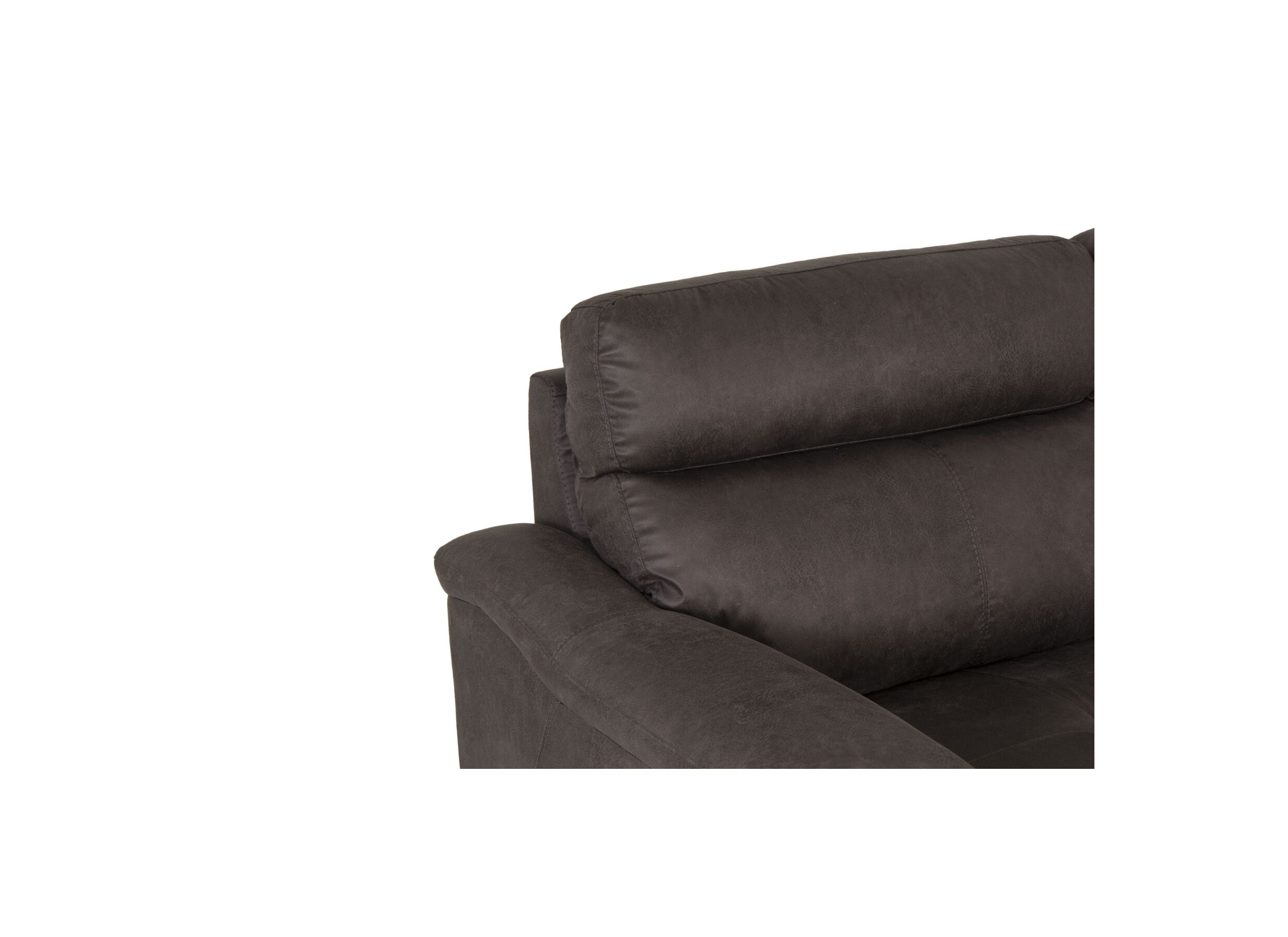 Detailfoto - Zetel Angele 2-zit - stof - bruingrijs