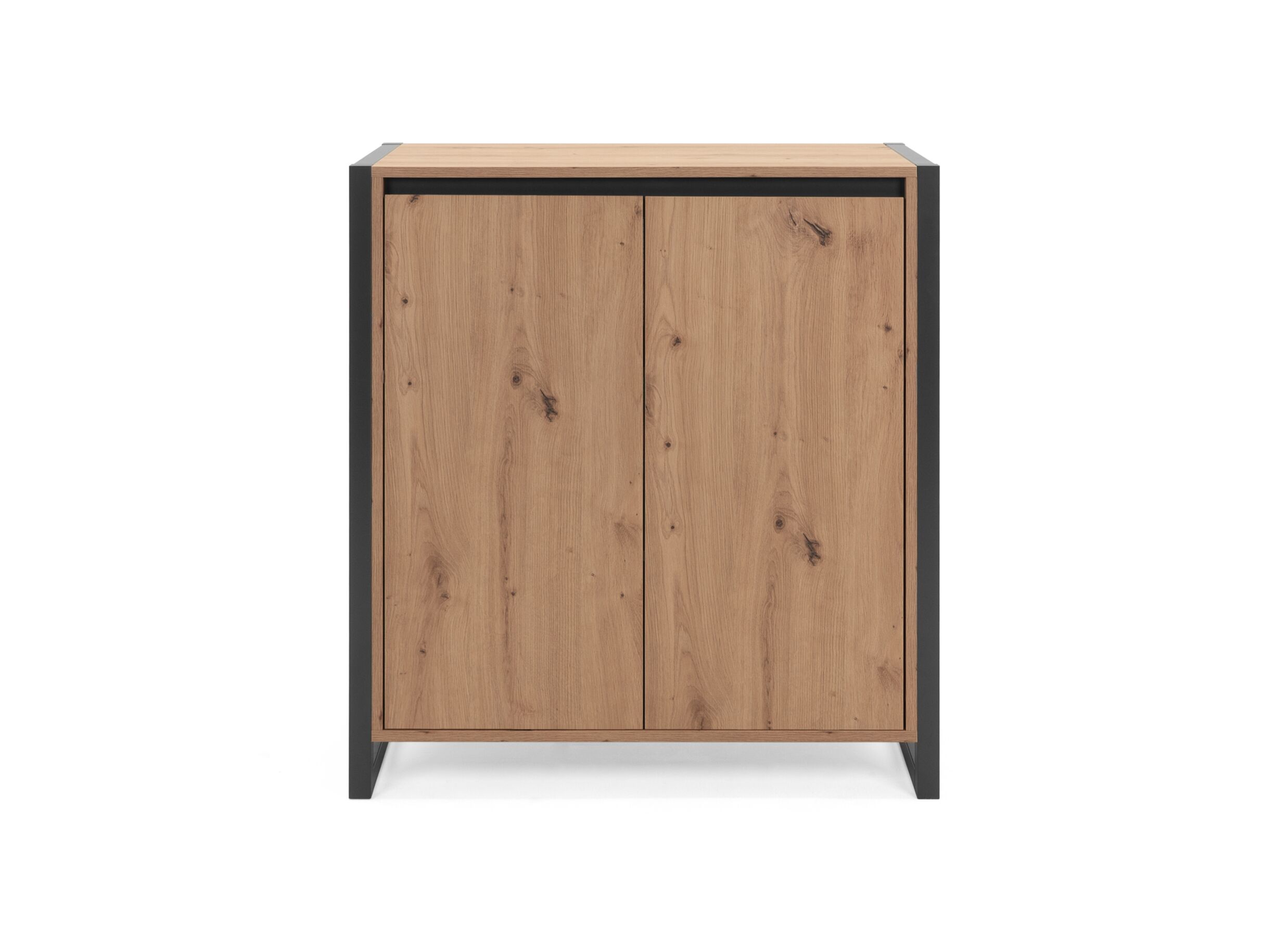 Commode Denver 80x88x40cm - decor - artisanale eik & anthraciet
