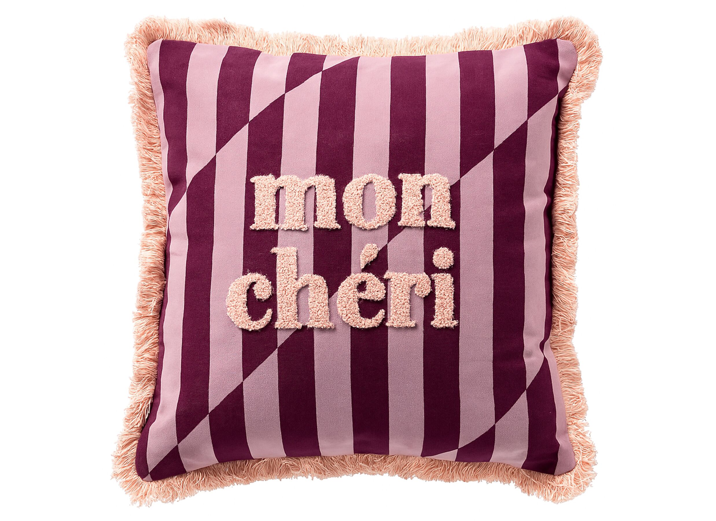 Kussen Cherie 45x45cm - katoen - rosebud - Coussin Cherie 45x45cm - coton - rosebud