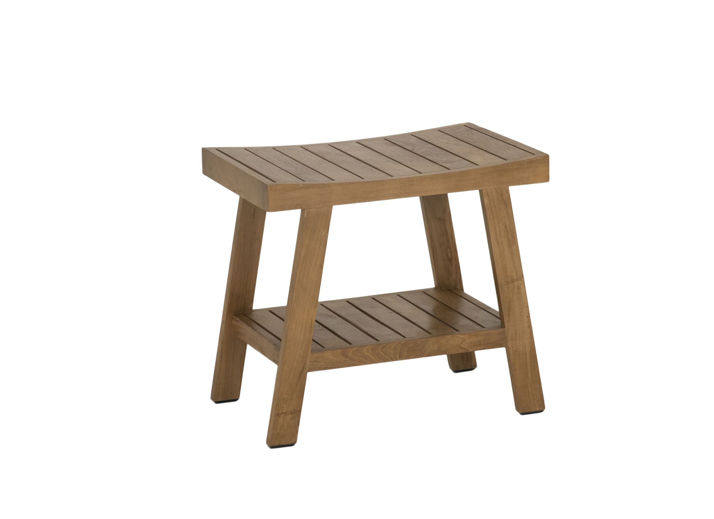 Badkruk 53x34x47cm - geschuurd teak - naturel - Badkruk 53x34x47cm - geschuurd teak - naturel