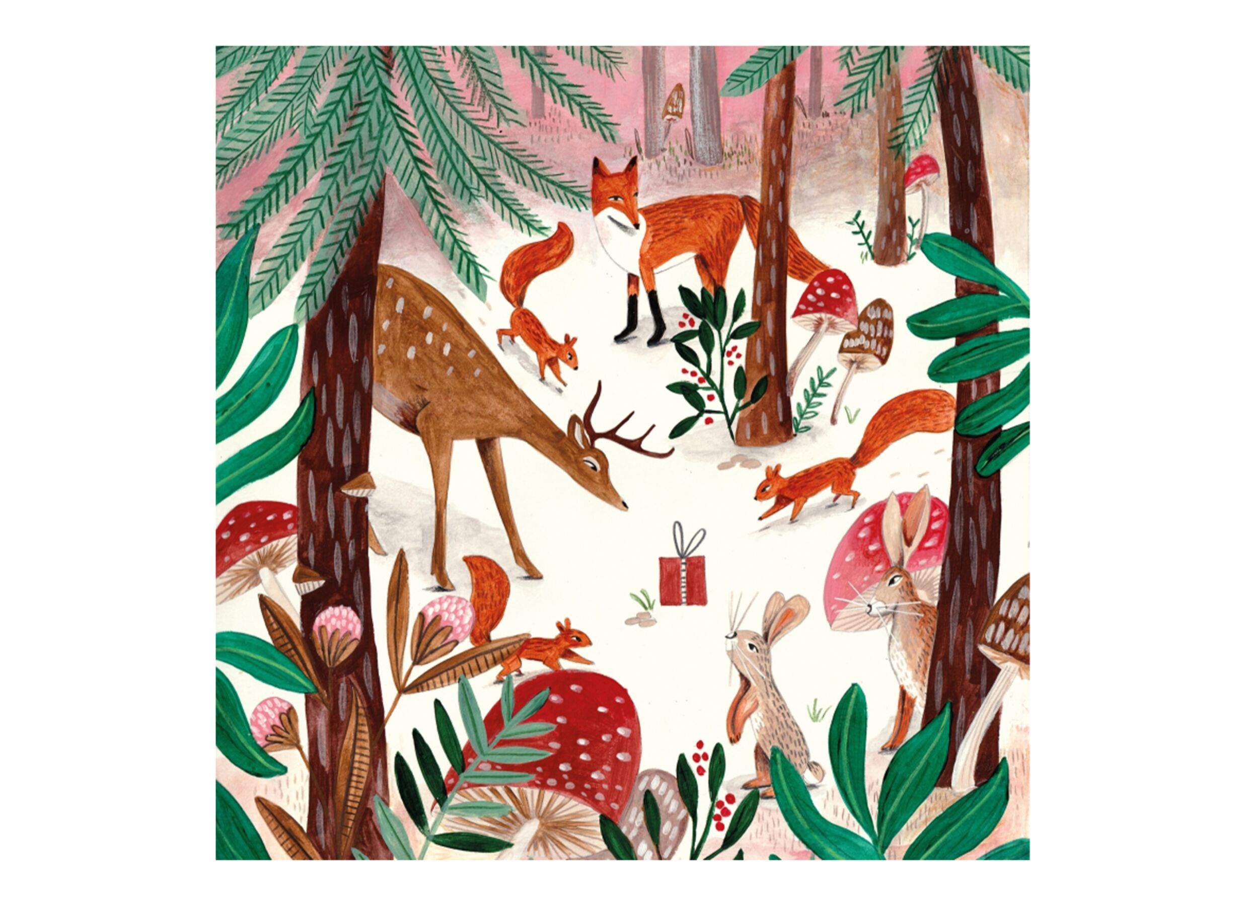 Hoofdfoto - Serviette Stick Together 33x33cm - papier - multicolor - 20 stuks