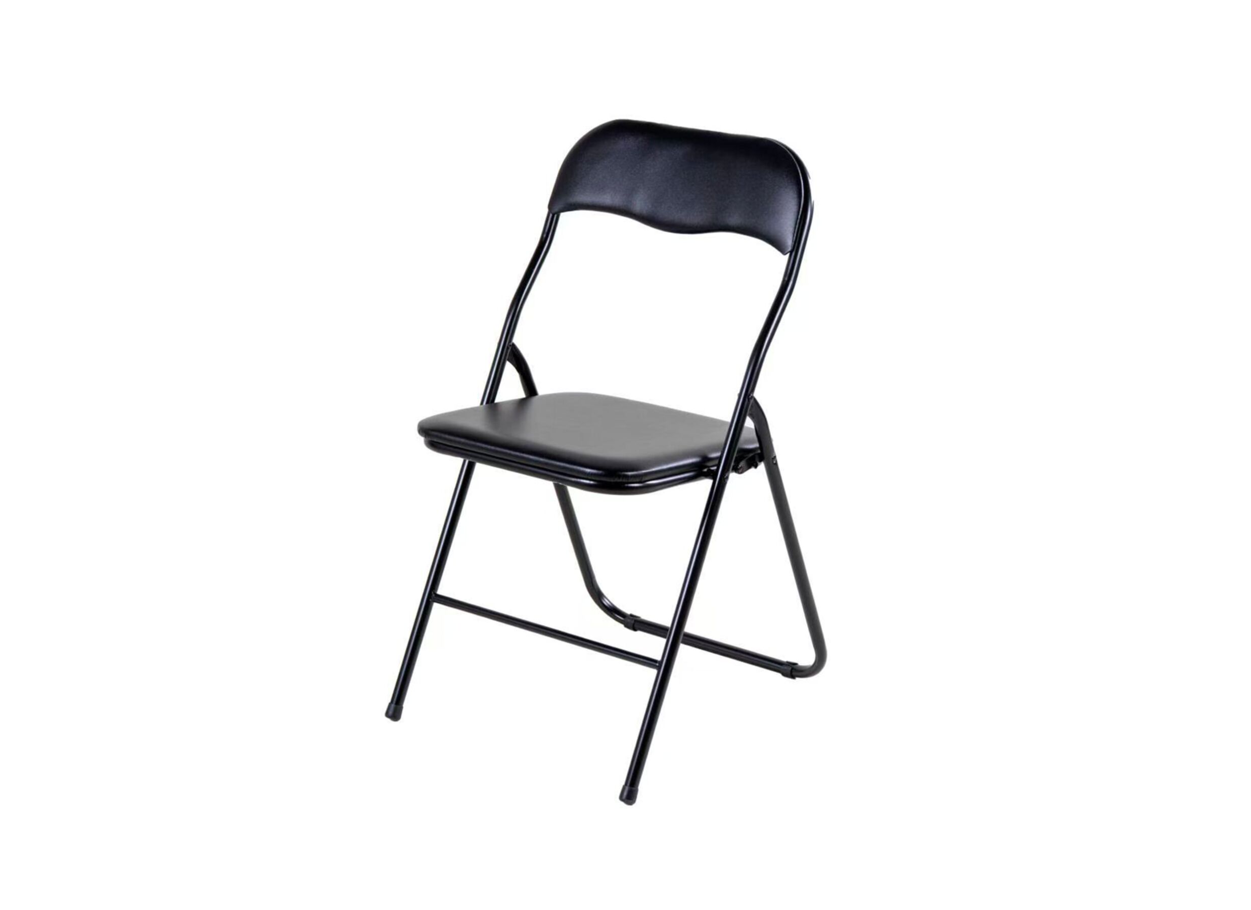 Overzichtsfoto - Klapstoel Evan 43x47x80cm - metaal & PVC - zwart