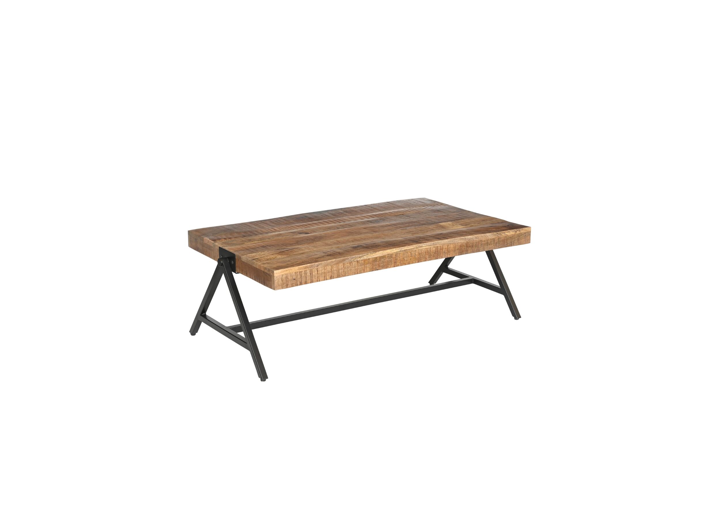 Salontafel Abel 120x70cm - mango massief - naturel - Table basse Abel 120x70cm - manguier massif - naturel