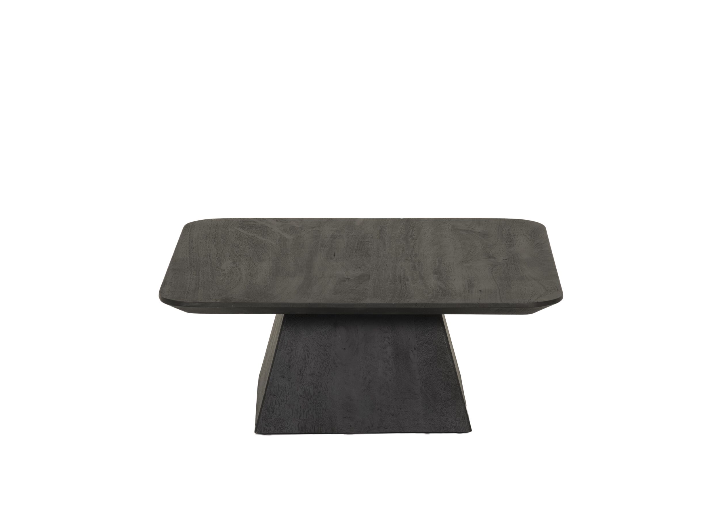 Aperçu - Table basse Thalia 80x80cm - mangue massif - noir