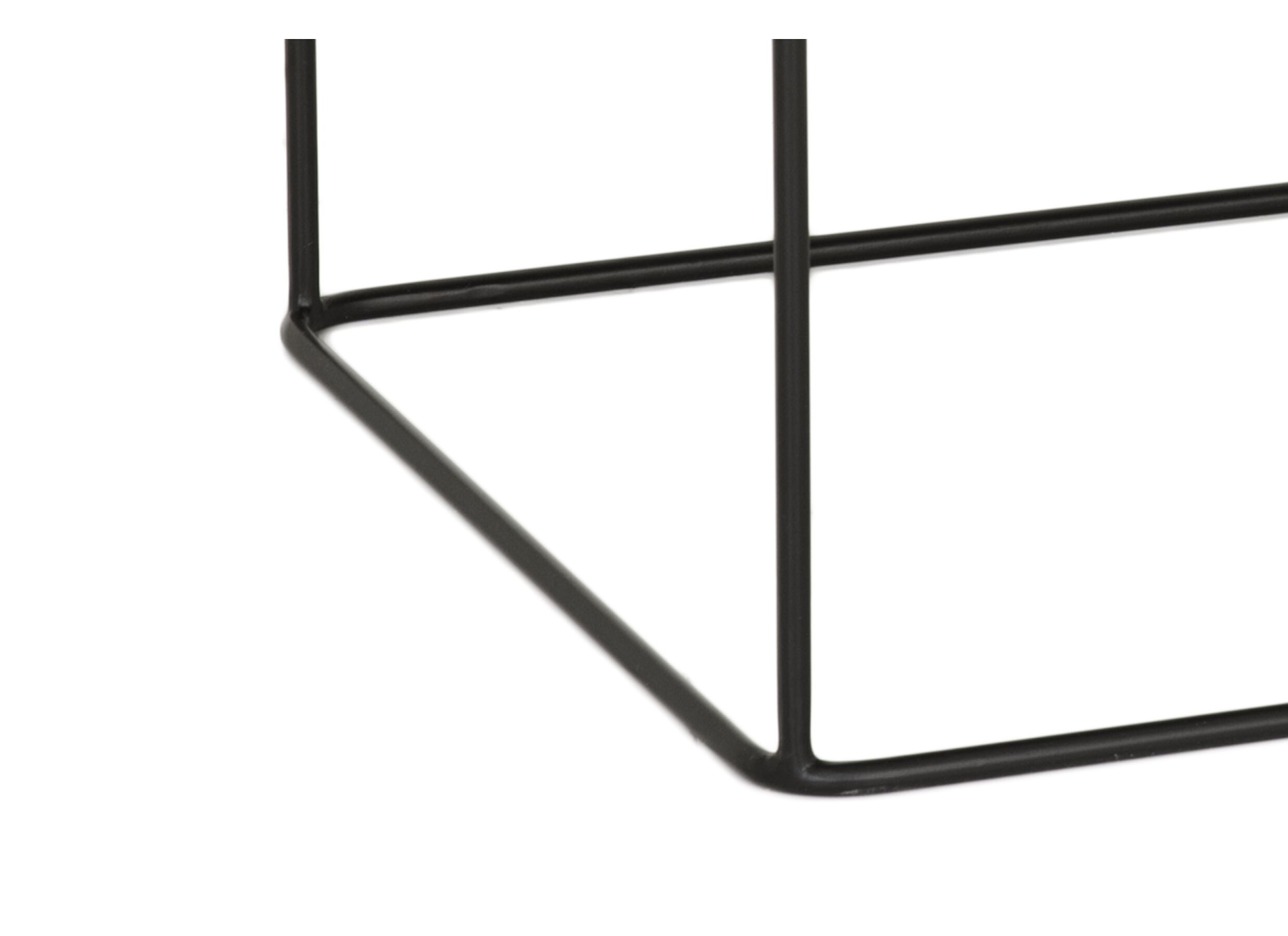 Salontafel Century Ø62/Ø46cm - metaal - zwart set van 2