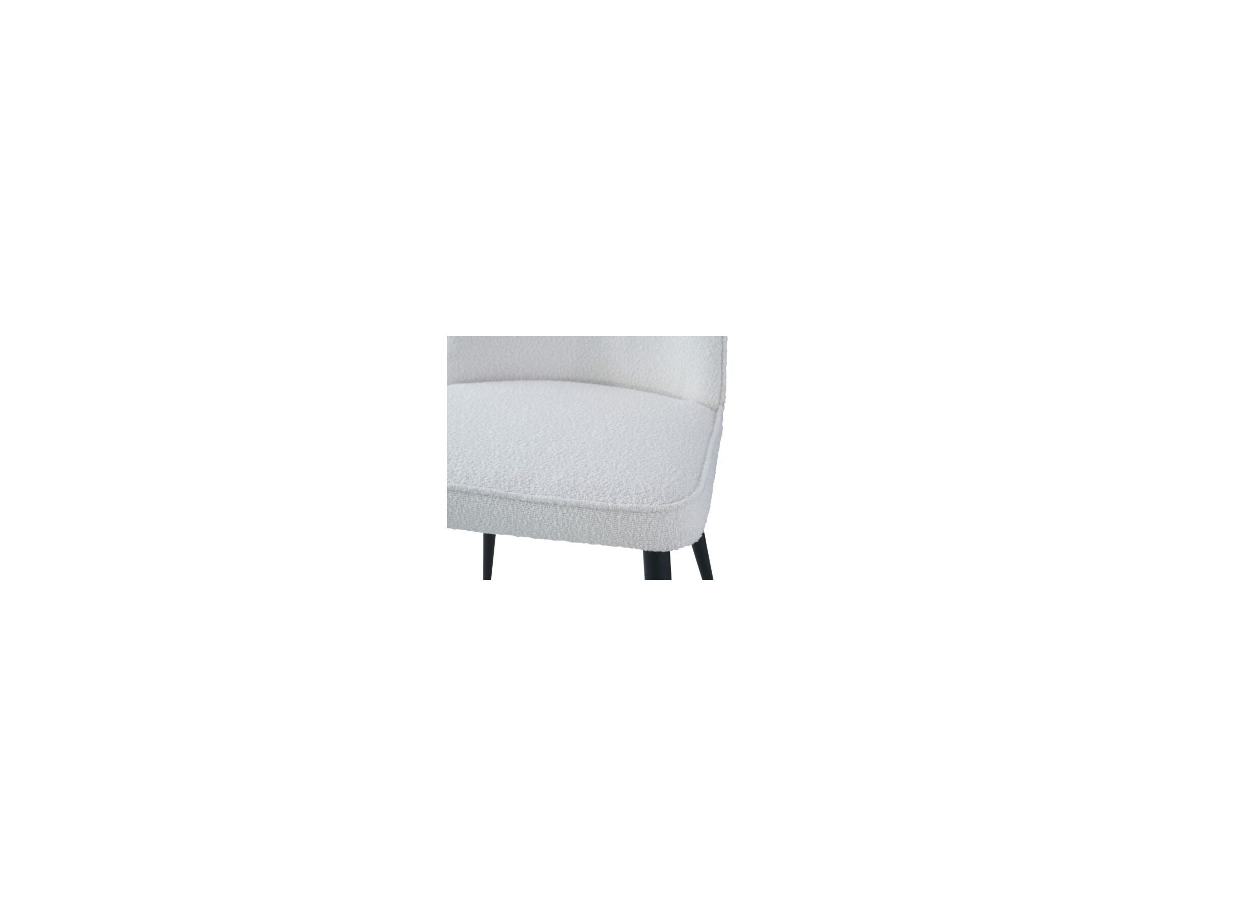 Detail - Chaise Questo tissu blanc