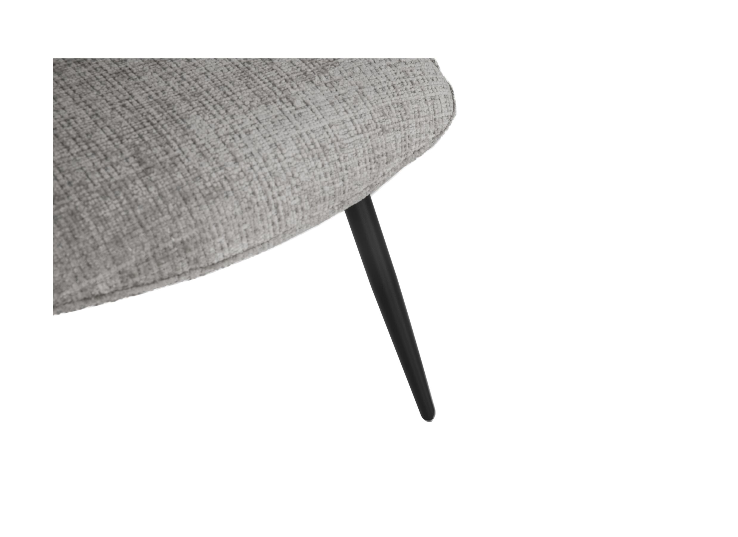 Detailfoto - Stoel ST2418 51x64x89cm - stof - grijs