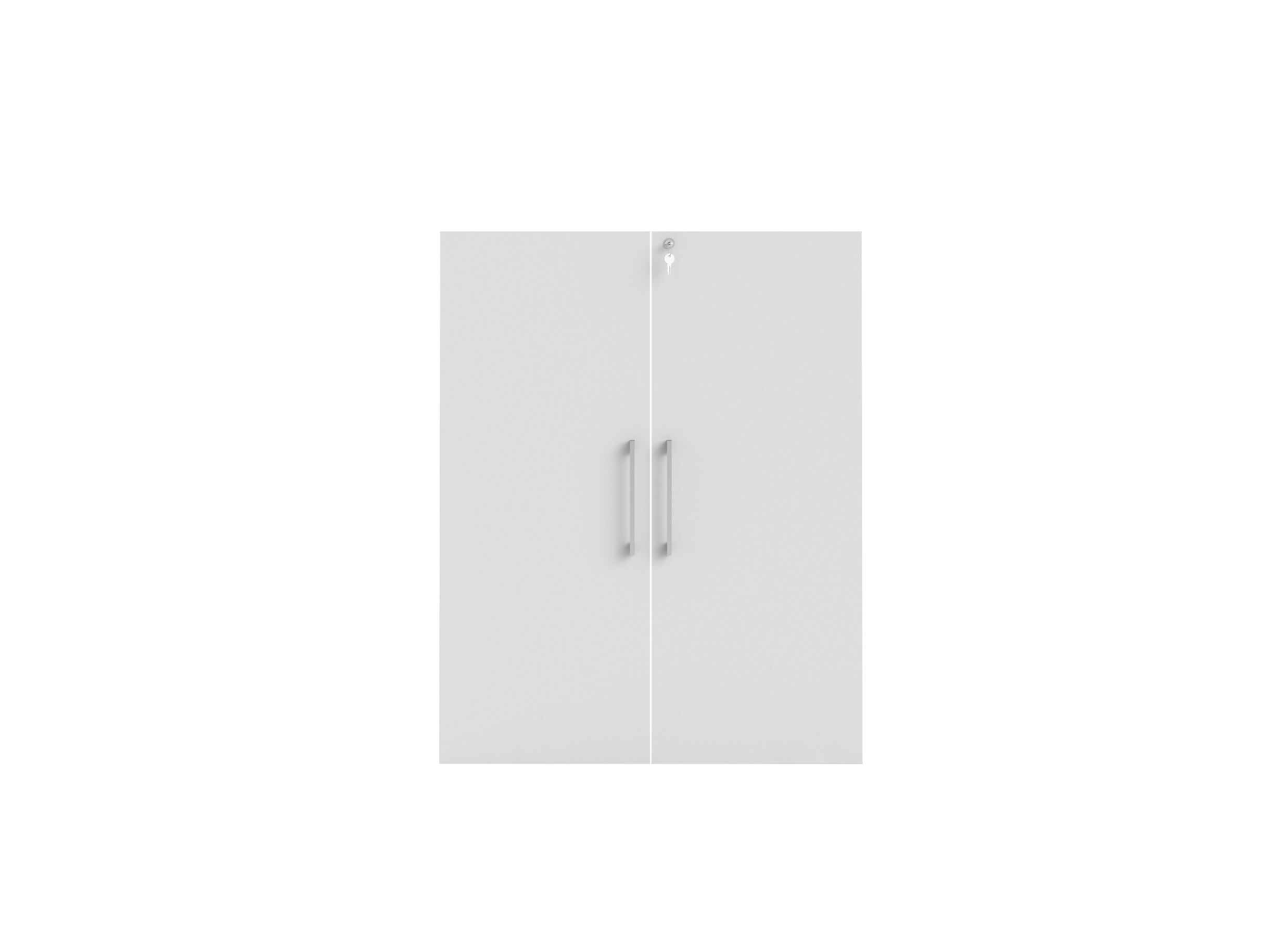 Kleerkast Prima 83,7cm - melamine - wit