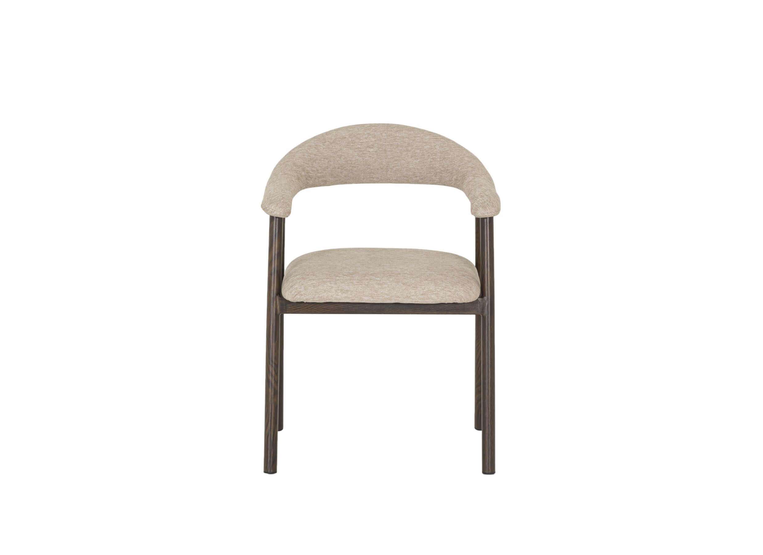 Aperçu - Chaise Aisa 55x56x75,5cm - tissu - taupe