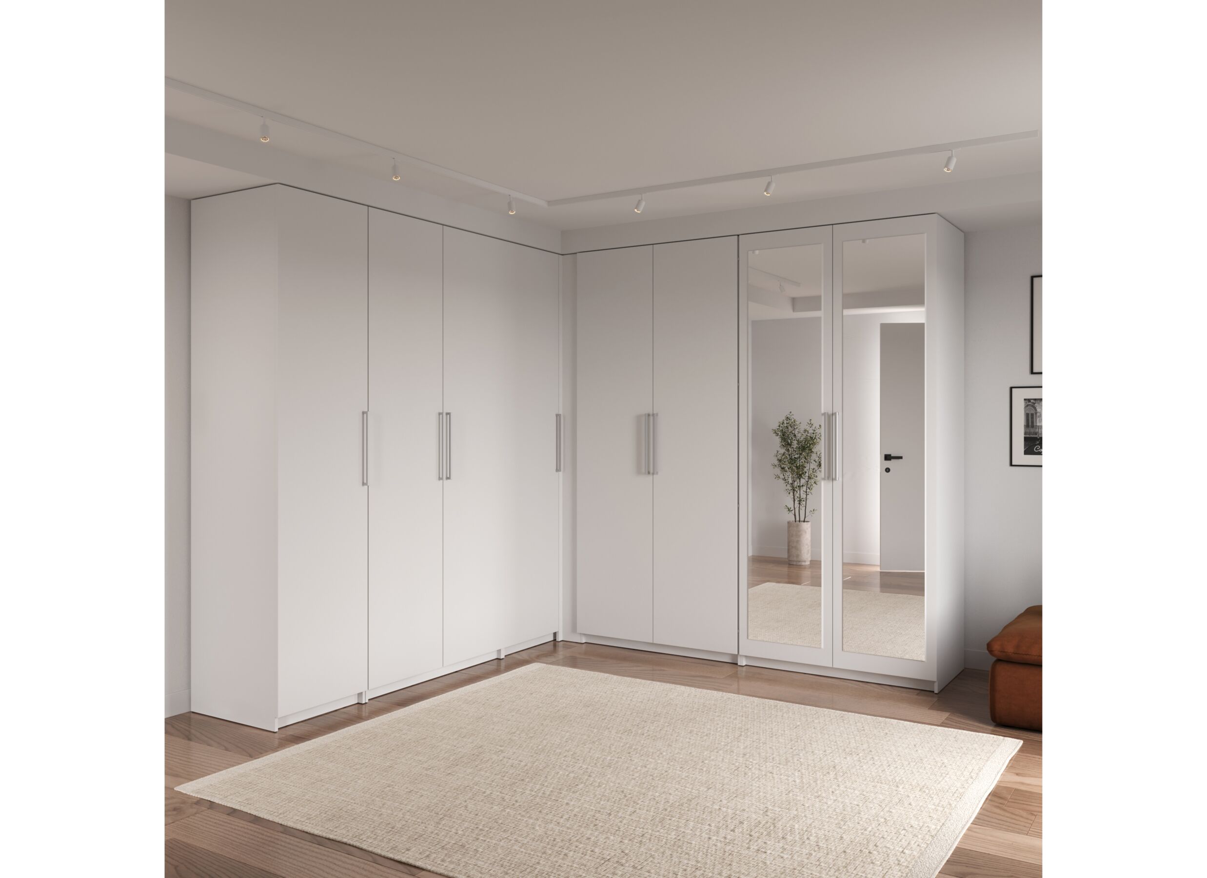 Foto ambiance - Dressings sur-mesure Élément d'angle Inspira