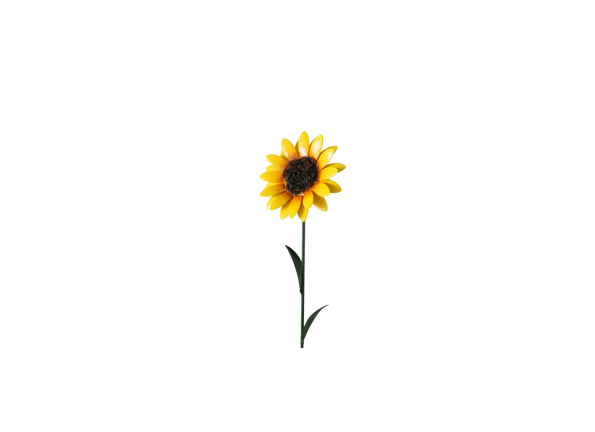 Tuinsteker Sunnie H58cm - ijzer - geel/groen - Bâton De Jardin Sunnie H58cm - fer - jaune/vert