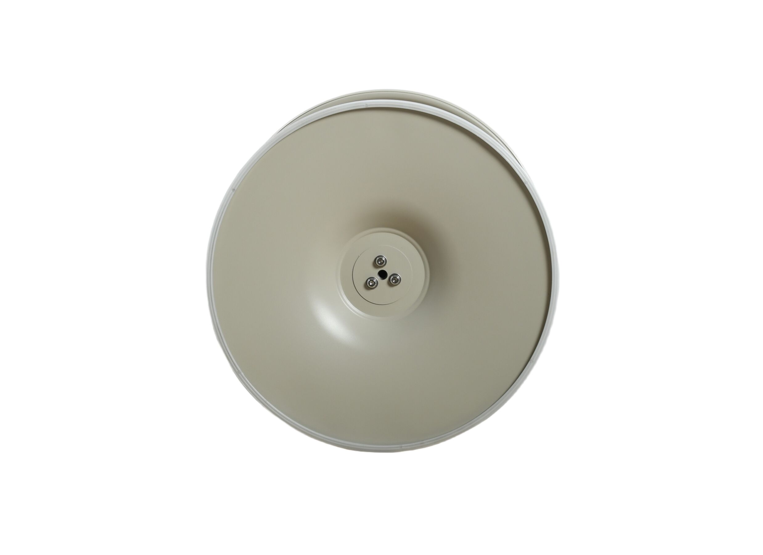 Detail - Table d'appoint Track Ø60x74cm - acier - greige