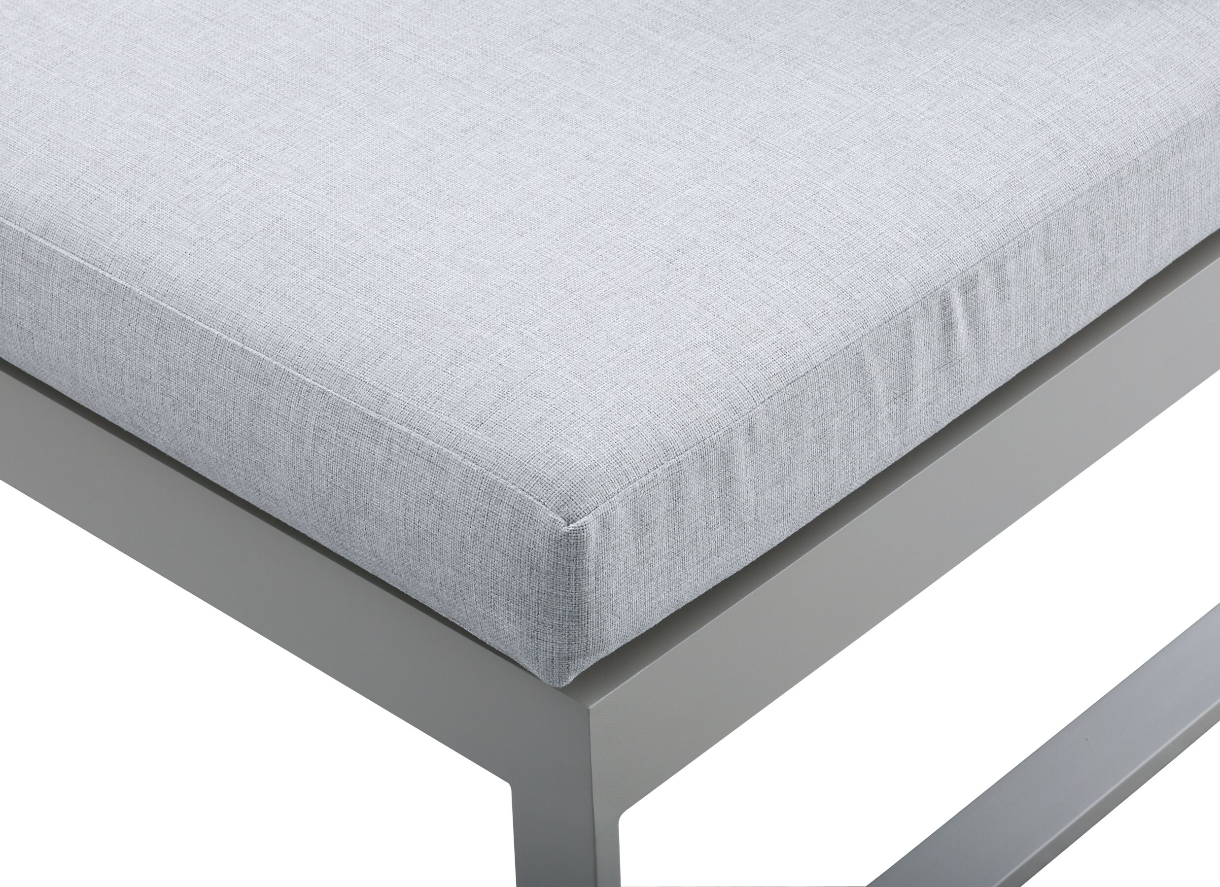 Detail - Salon lounge Tonale aluminium polywood - greige