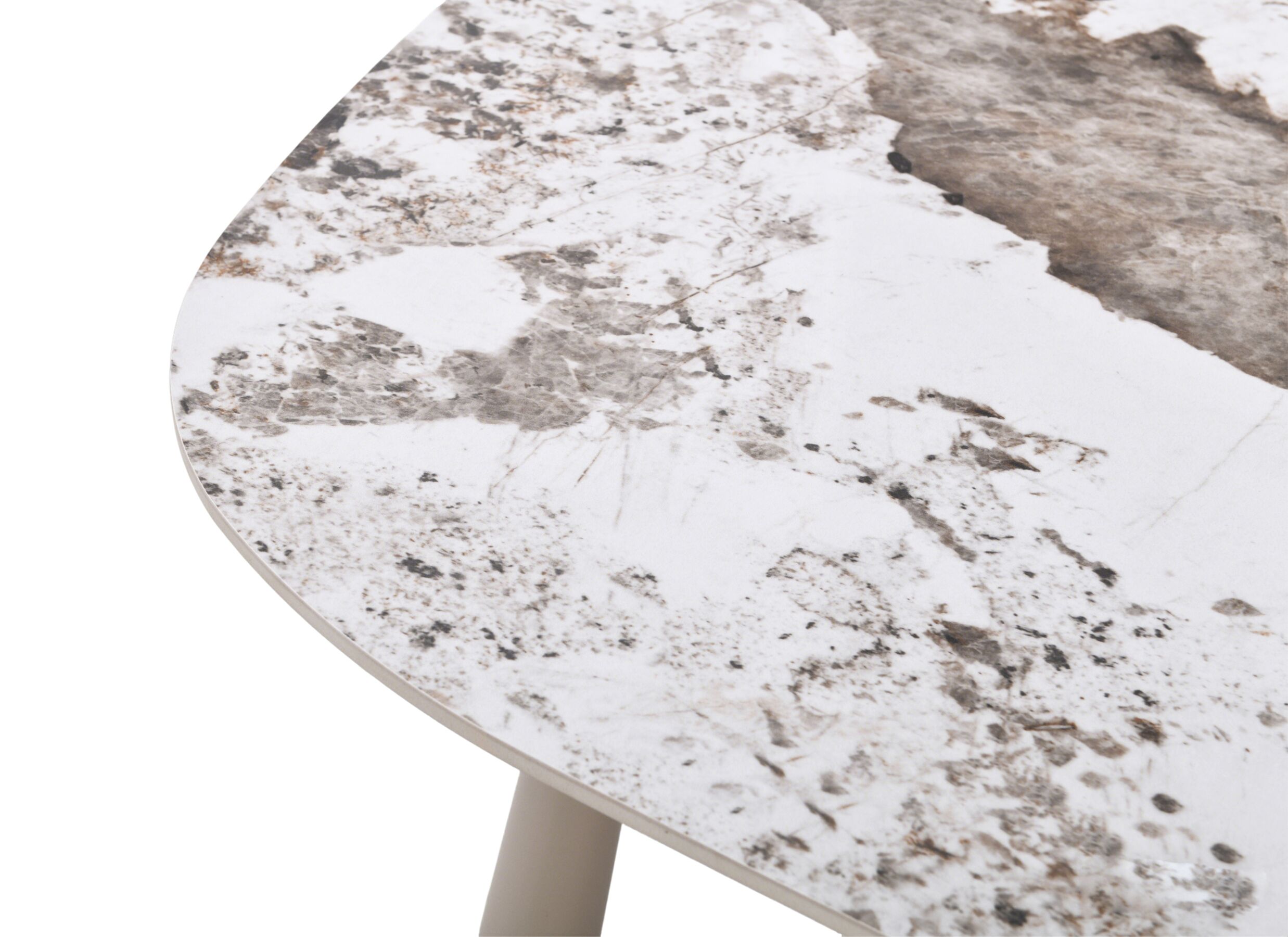 Detail - Table Stannis 180x90cm - céramique - beige