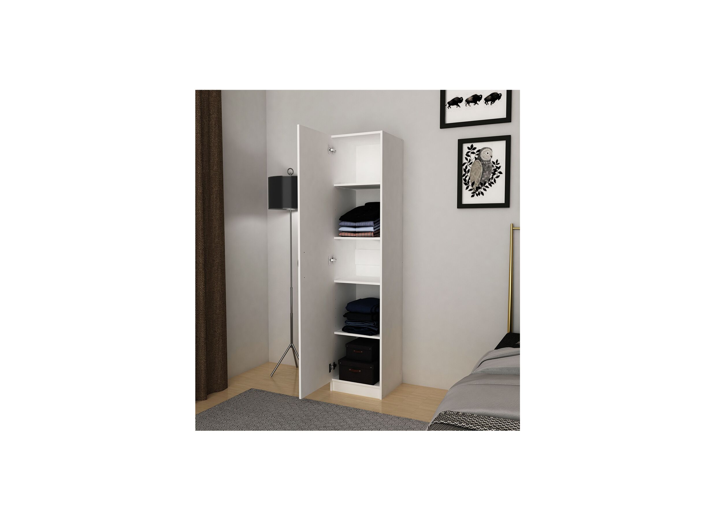 Opbergkast 40cm - decor - snow white