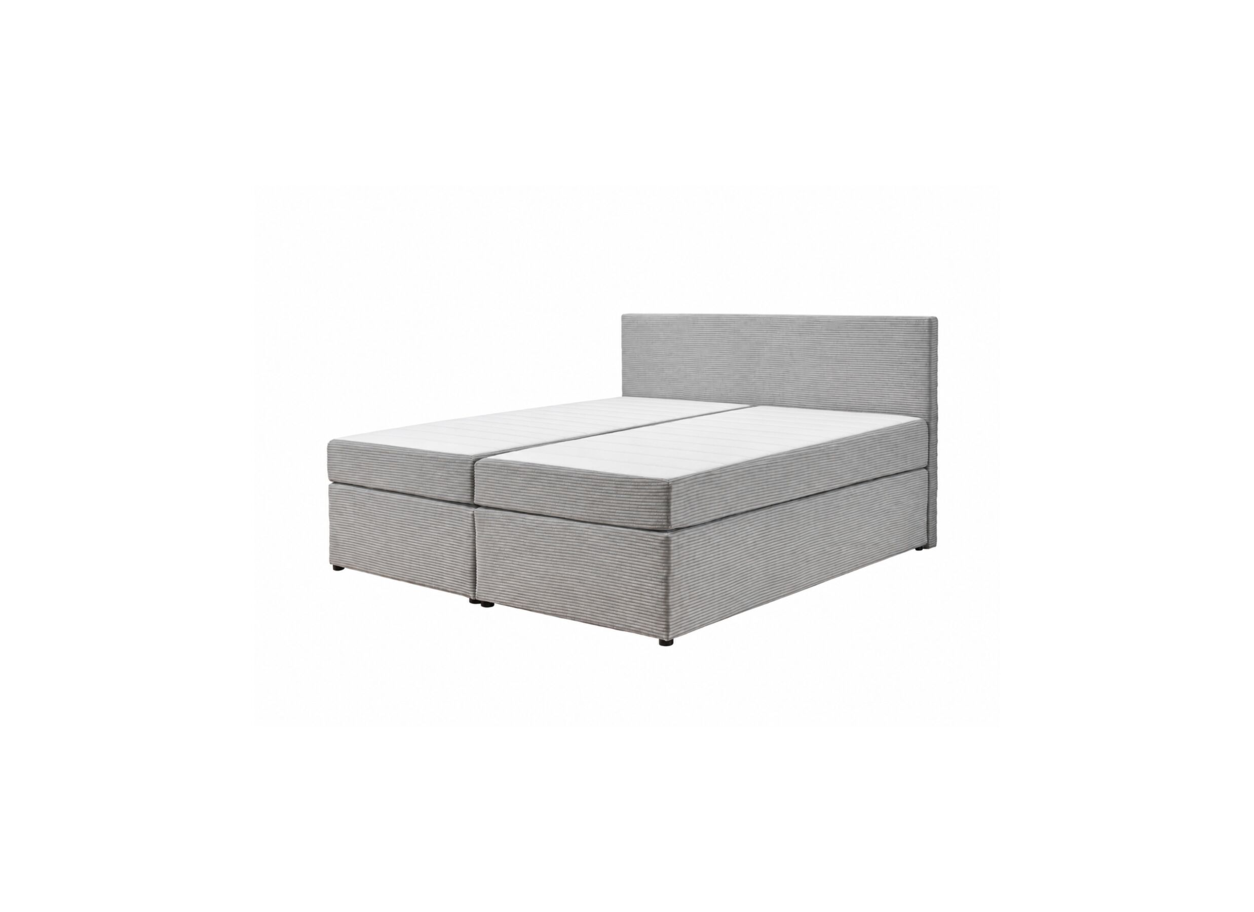 Plus Important - Boxspring BX890 180x200cm - corduroy - silver