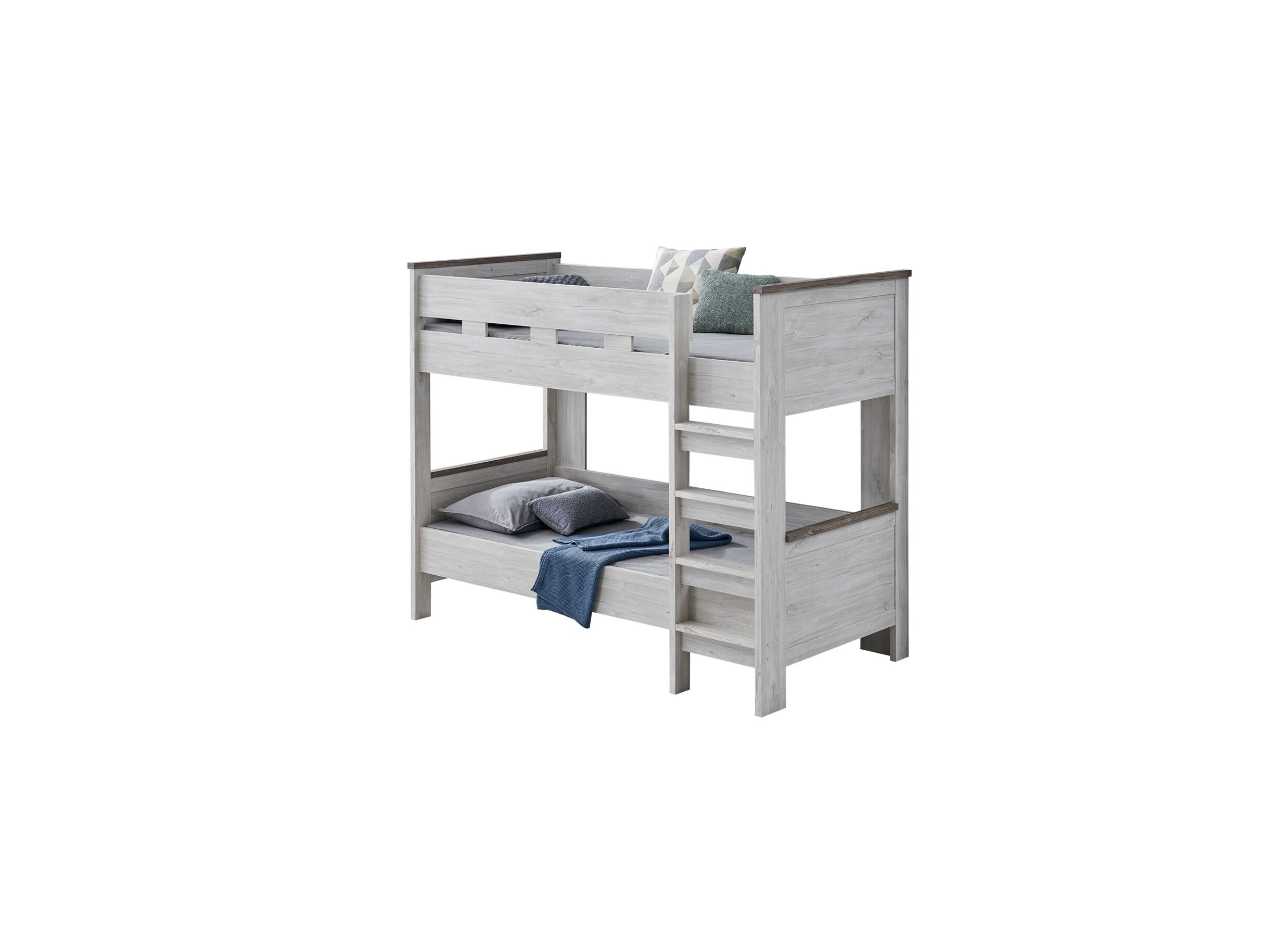 Plus Important - Lit superposé Eline 90x200cm gris