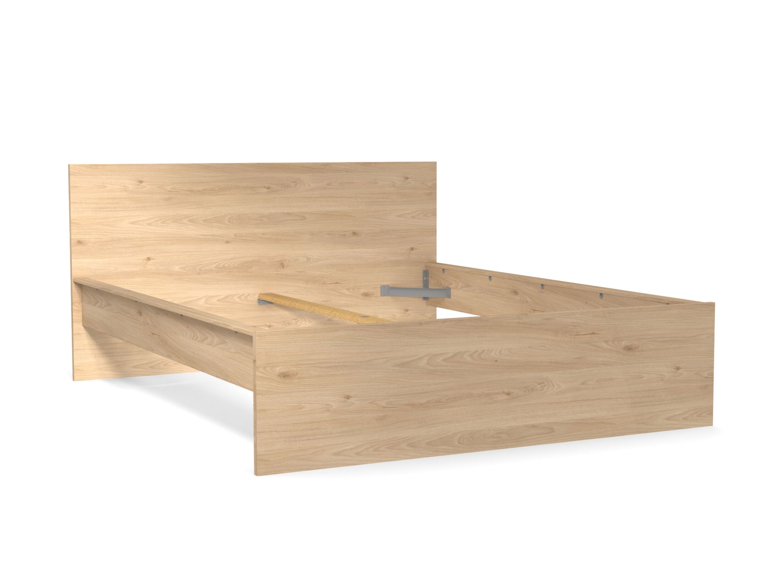 Bed Mosaik 160x200cm - decor - hickory - Lit Mosaik 160x200cm - décor - hickory