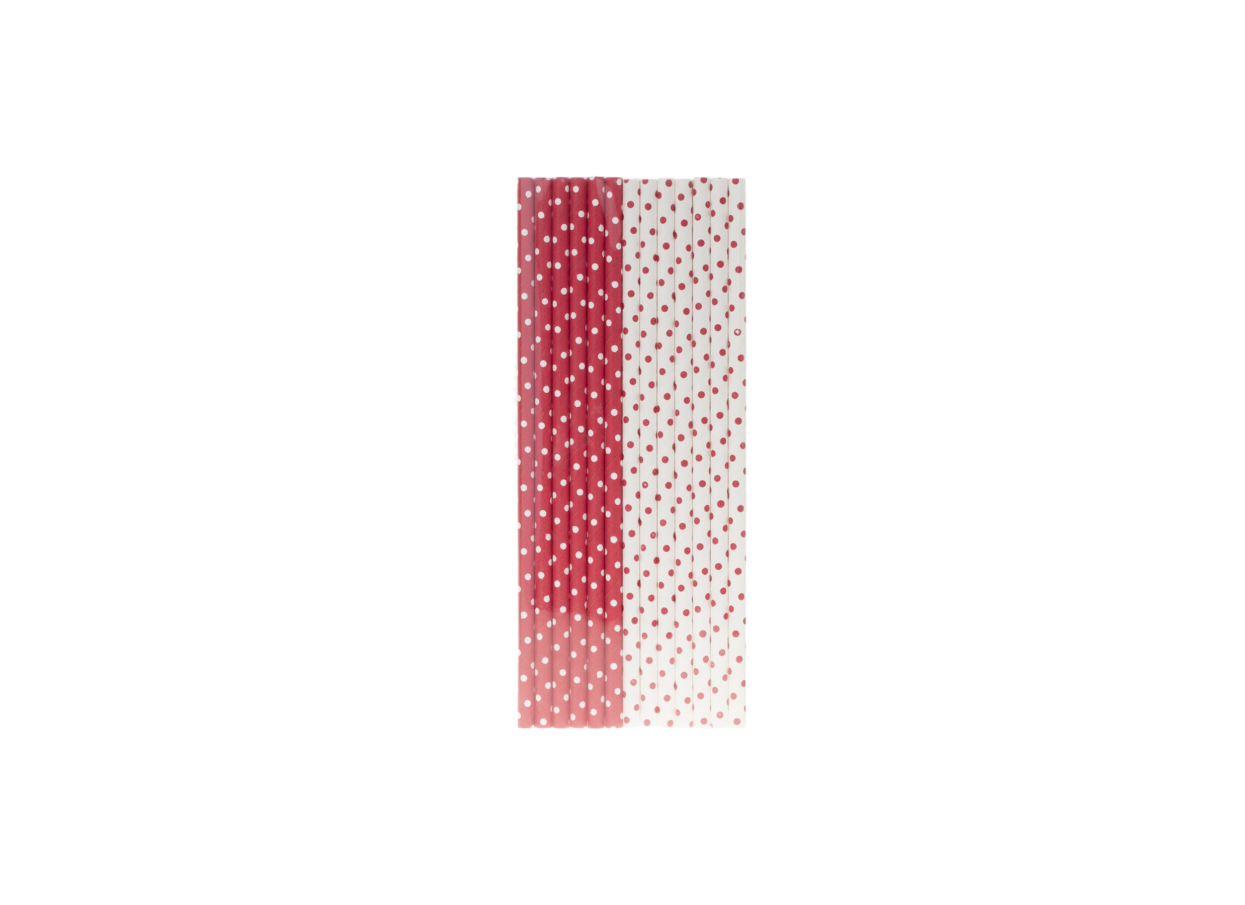 Overzichtsfoto - Rietjes Dots 25 stuks