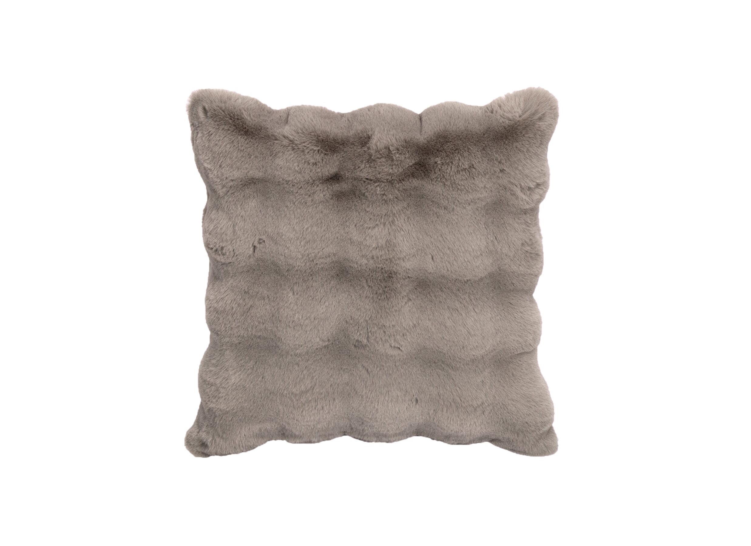 Plus Important - Coussin Dreamy 45x45cm - faux fur - marron