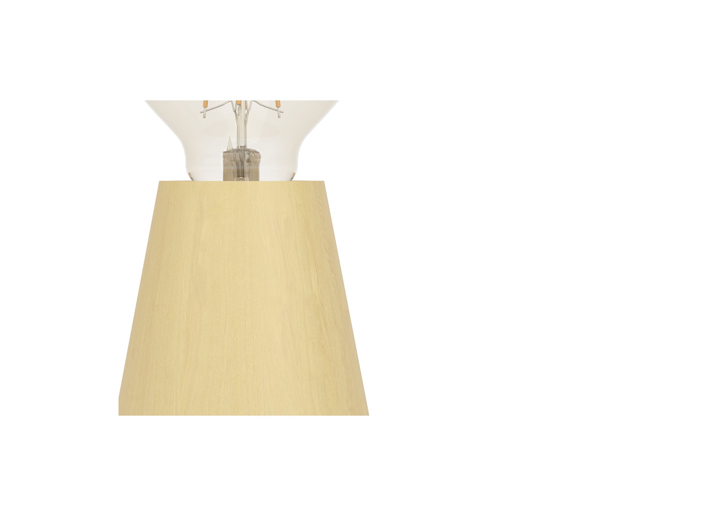 Detail - Lampe de table ASBY E27 H10cm bois beige