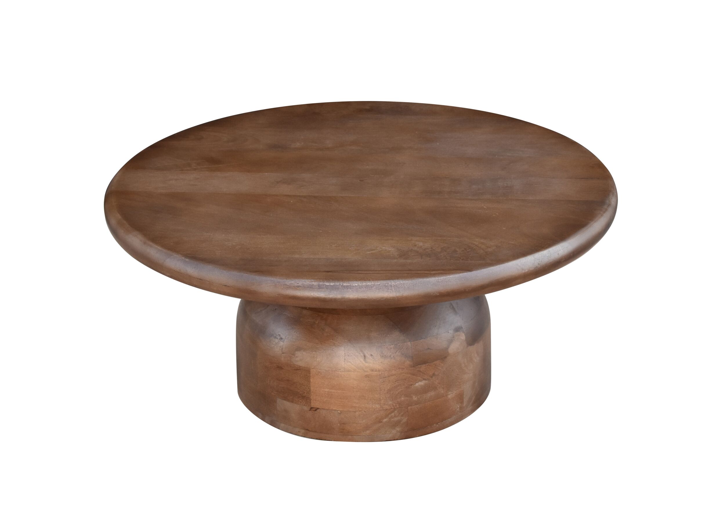 Aperçu - Table basse Mambo Ø80cm - mangue massif - brun