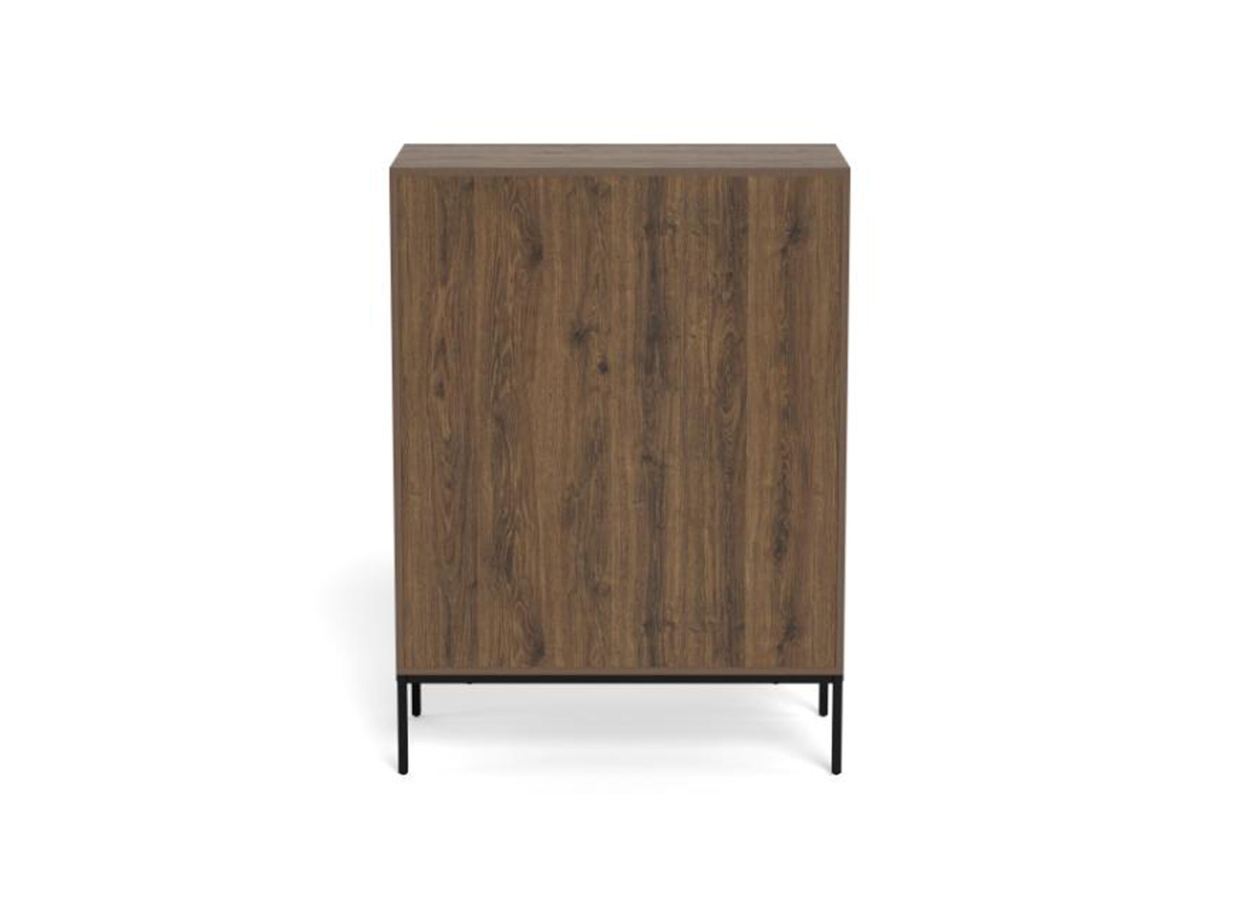Overzichtsfoto - Ladekast 80x40x110cm - melamine - smoked oak