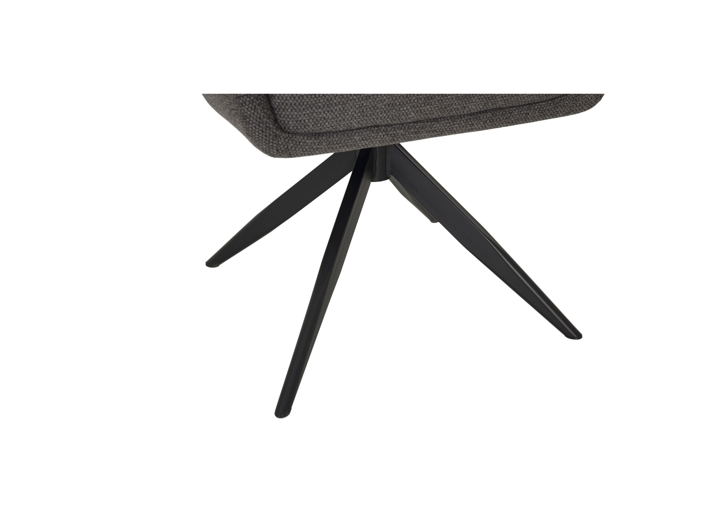 Draaistoel Getty 57x61x89cm - stof - grijs