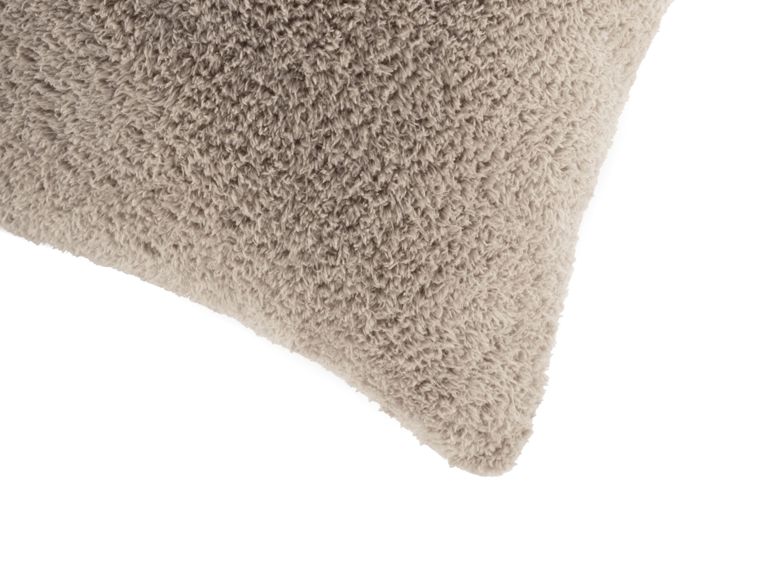 Detailfoto - Kussen Cocoon 45x45cm - polyester - taupe