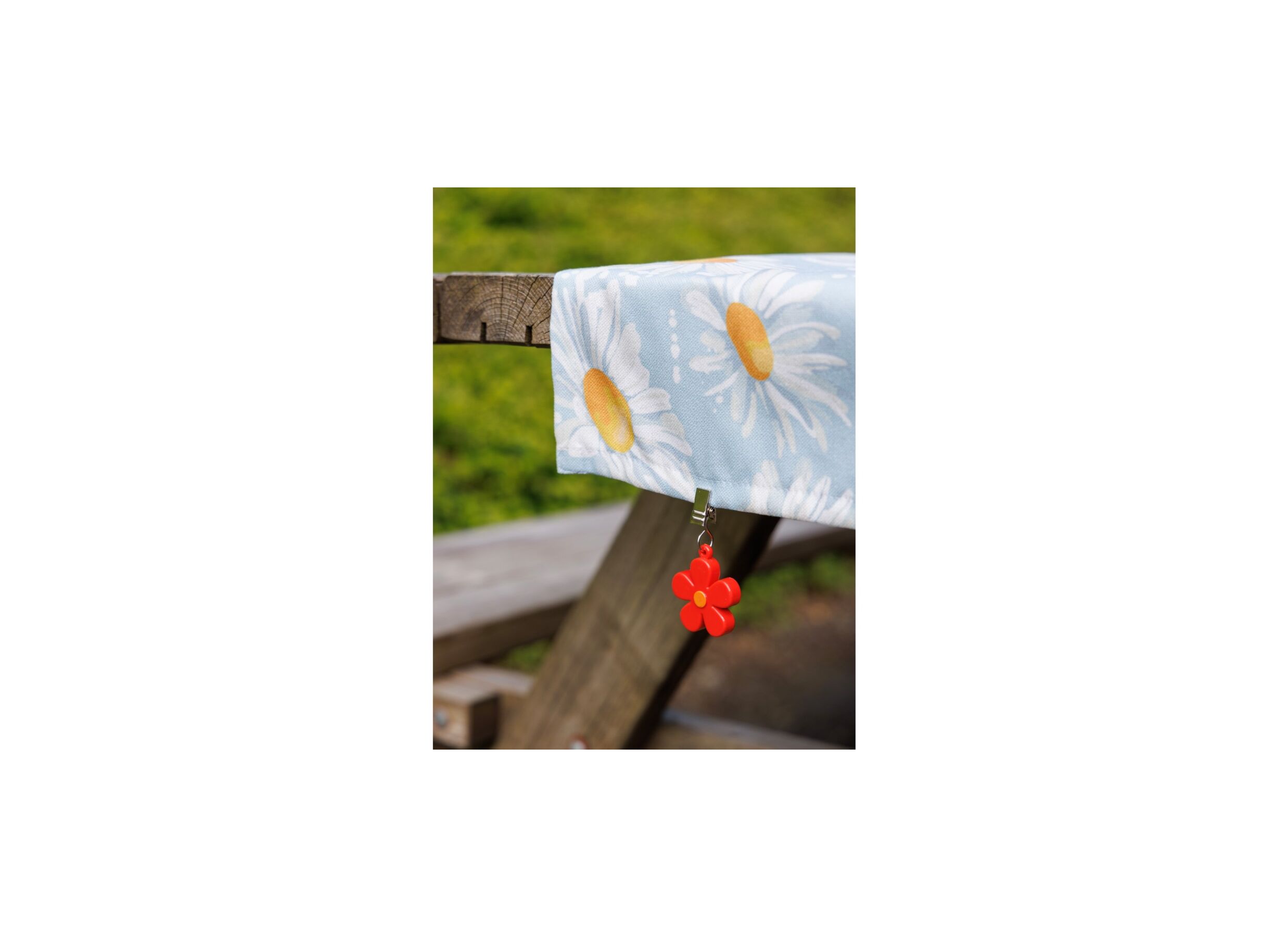 Foto ambiance - Poids de la nappe multicolore lot de 4