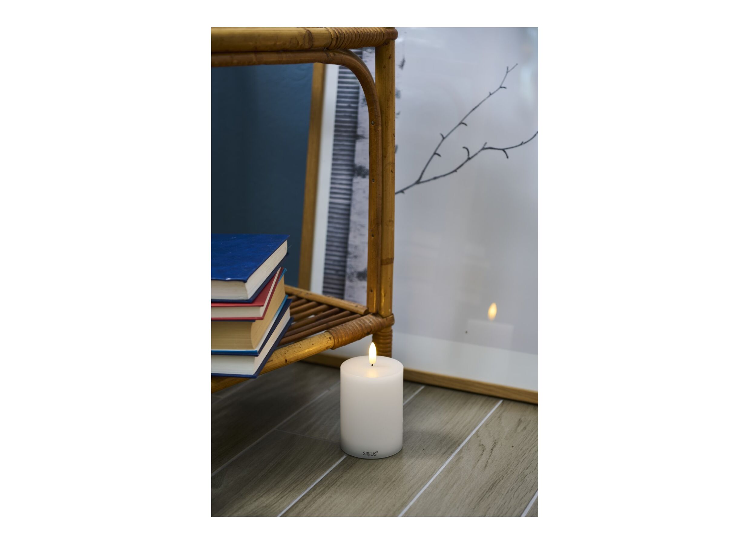 Foto ambiance - Bougie à LED Sille Rechargeable blanc
