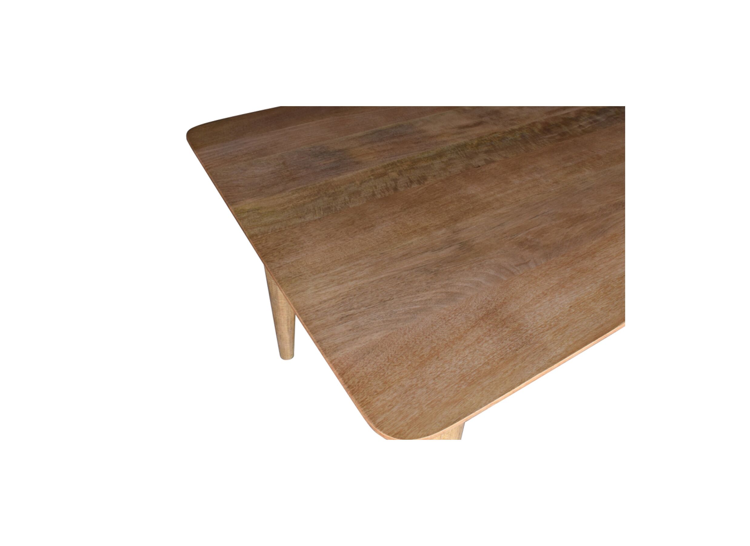 Detail - Table Tiresias 190x100cm - manguier massif - naturel