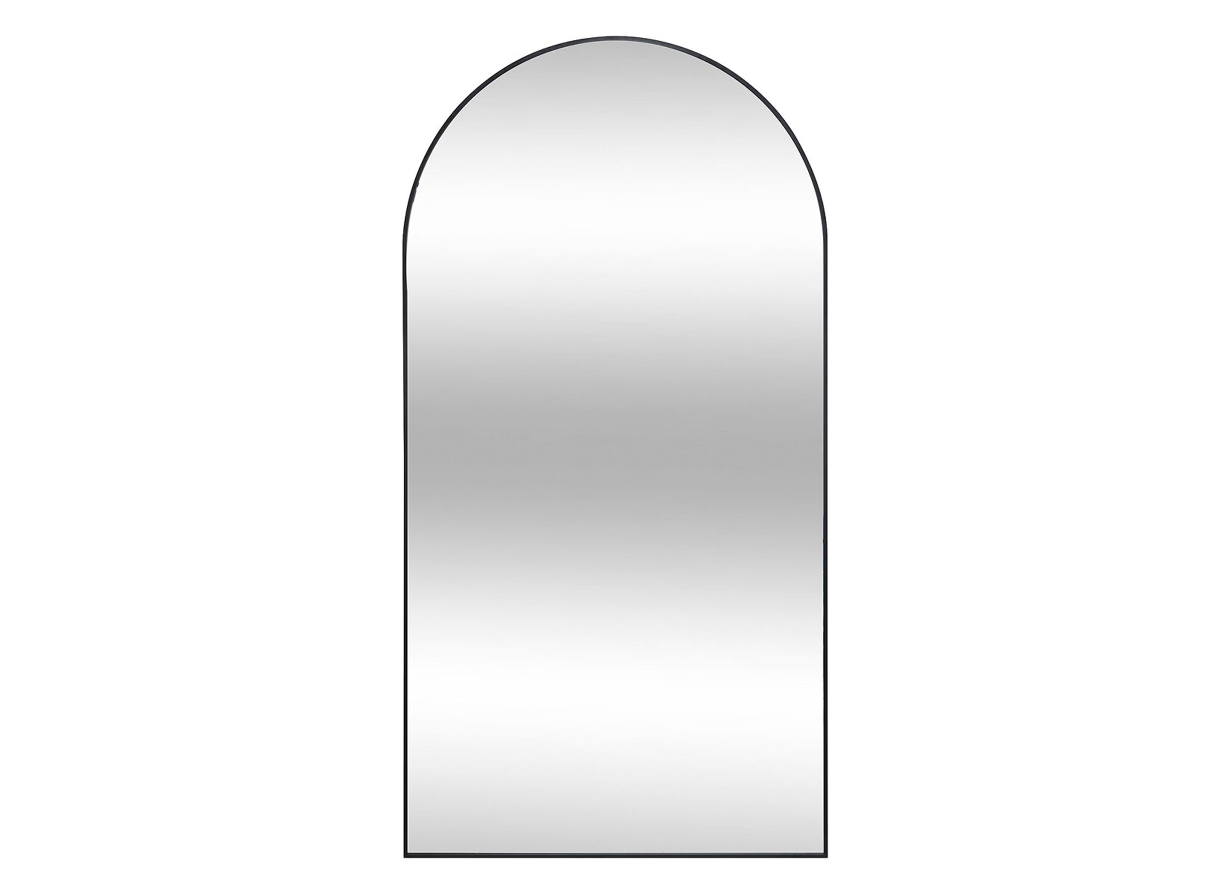 Plus Important - Miroir Alice 177x91cm - métal et verre miroir - noir