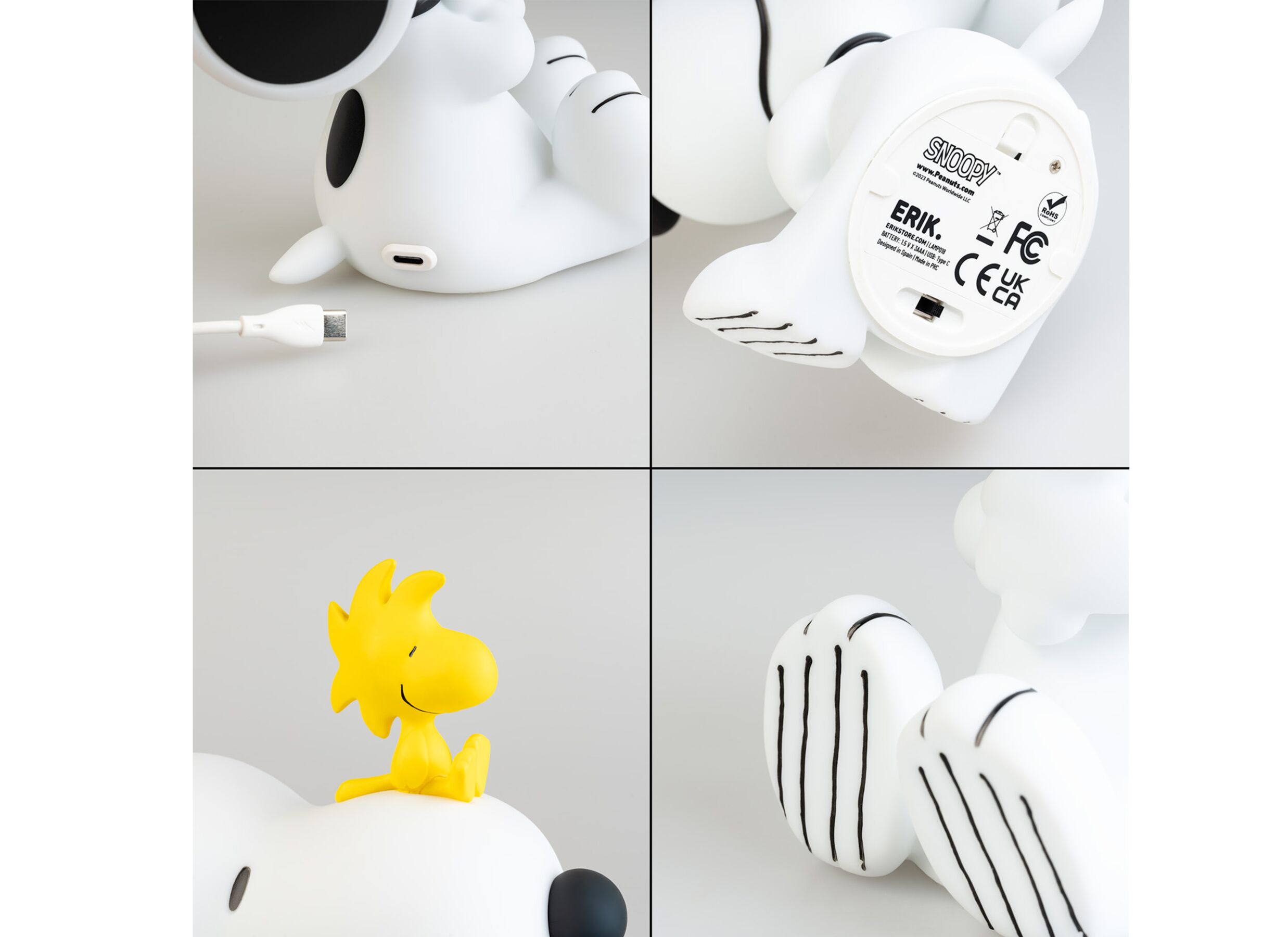 Detailfoto - Snoopy lamp H26,7cm