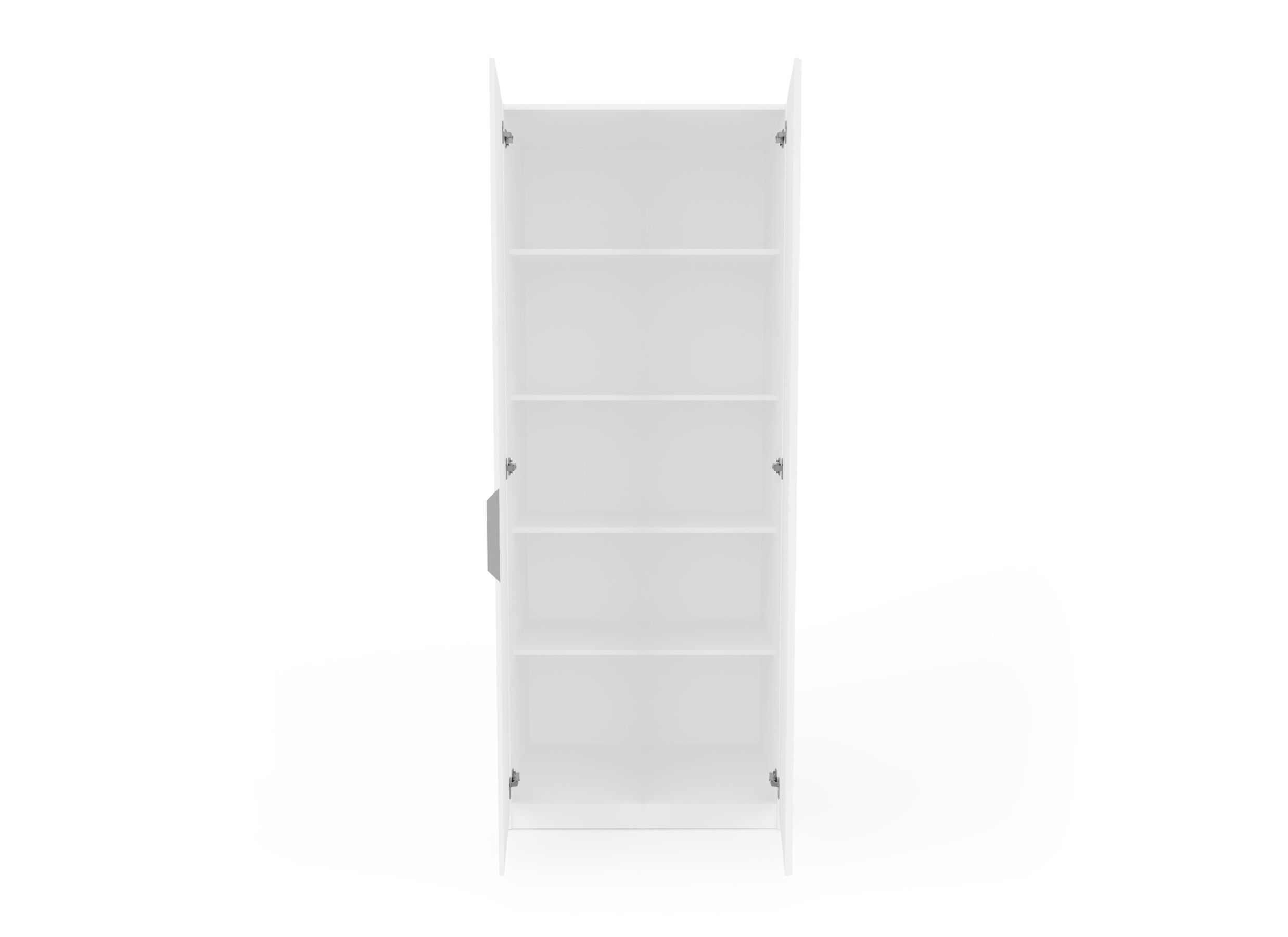 Disposition - Armoire de rangement Ghost 79cm - décor - blanc