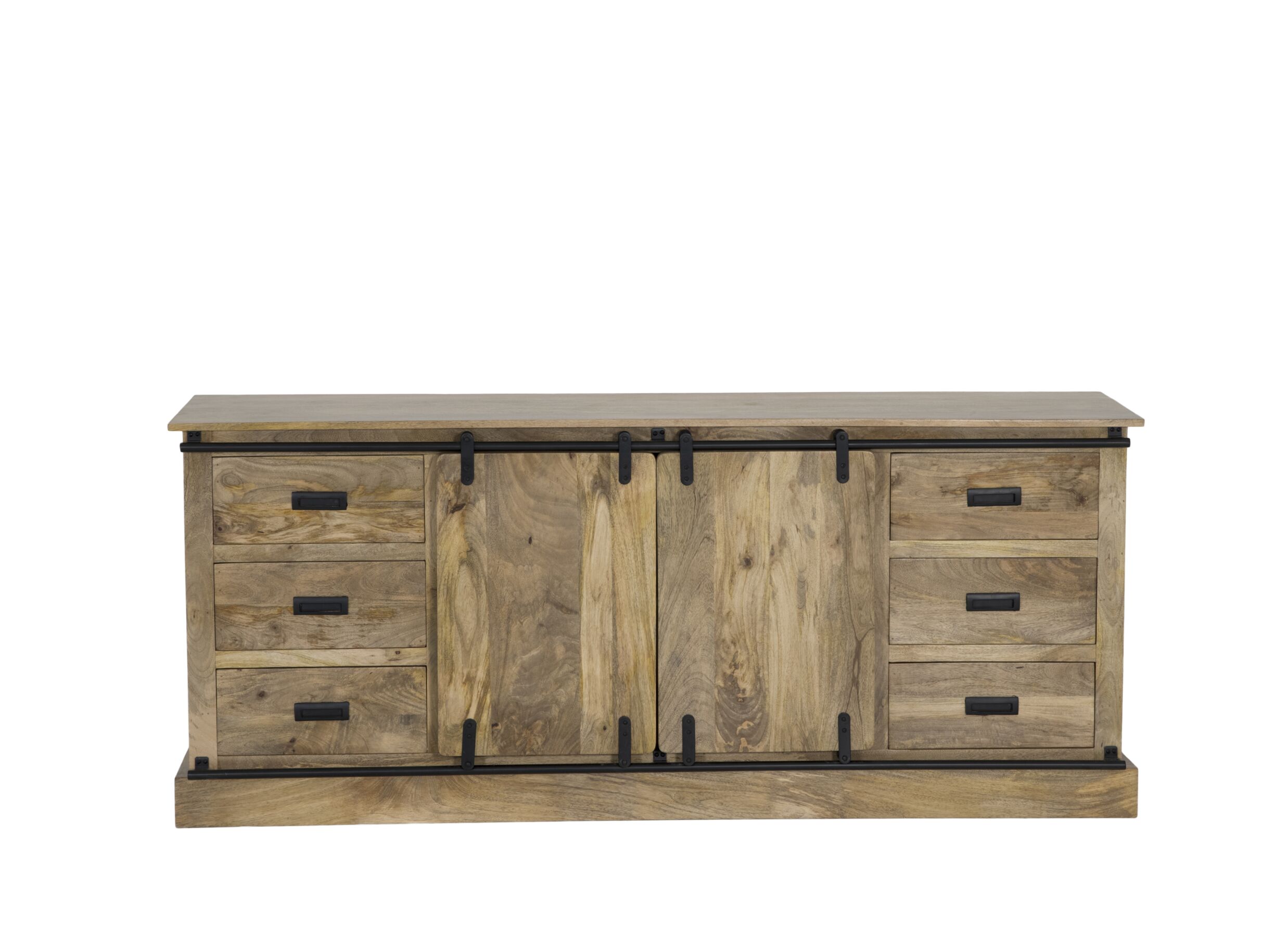 Overzichtsfoto - Dressoir Gorgo 190cm - mango massief - naturel