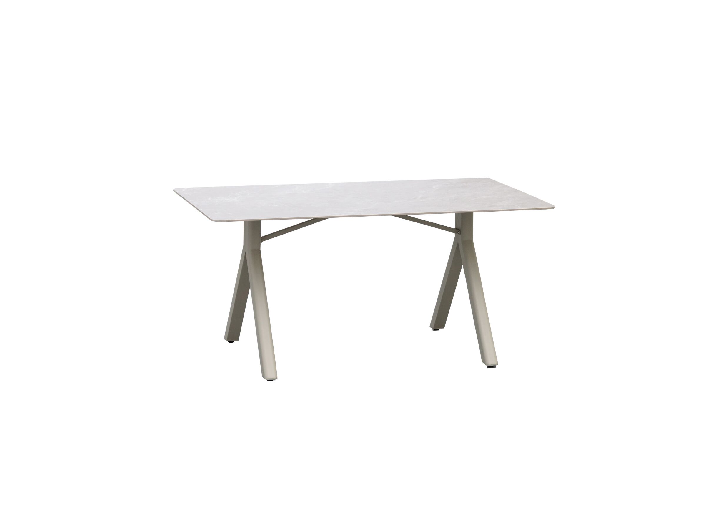 Tuintafel Oregano 160x90cm - aluminium MDF - greige - Table de jardin Oregano 160x90cm - aluminium MDF - greige