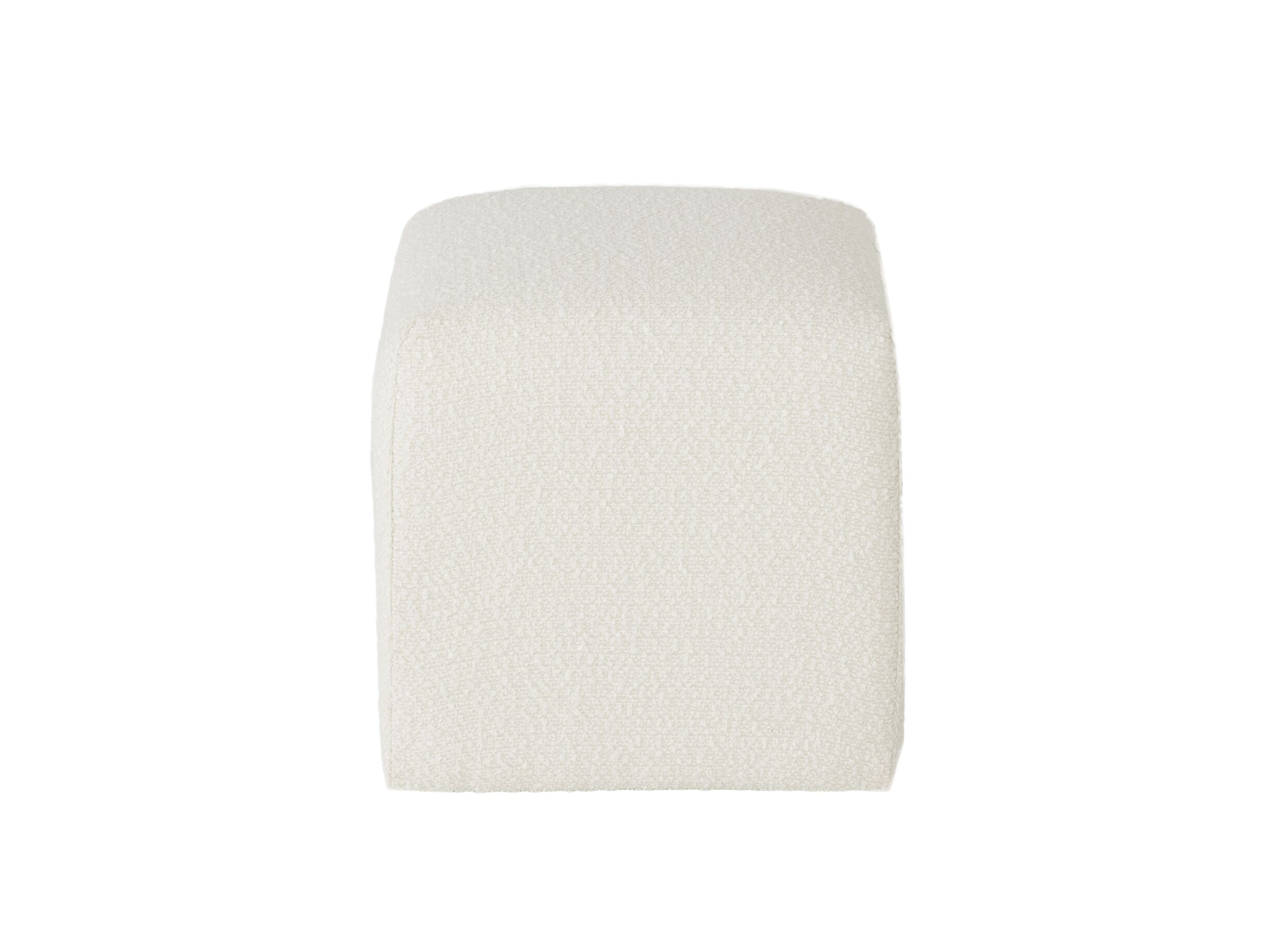 Aperçu - Pouf Scent 45x45cm bouclé beige