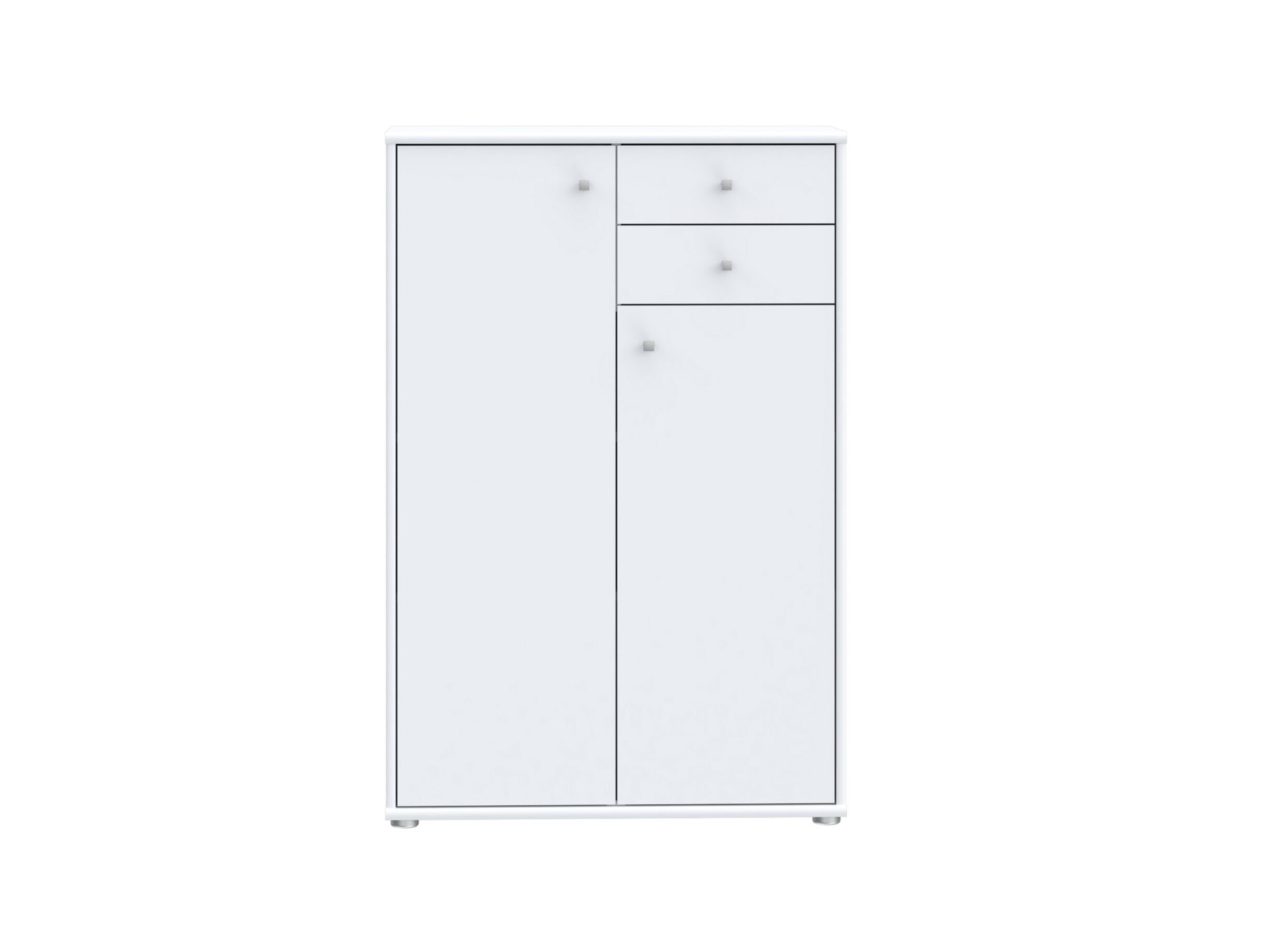 Aperçu - Commode Topic 74x35x111cm - décor - blanc