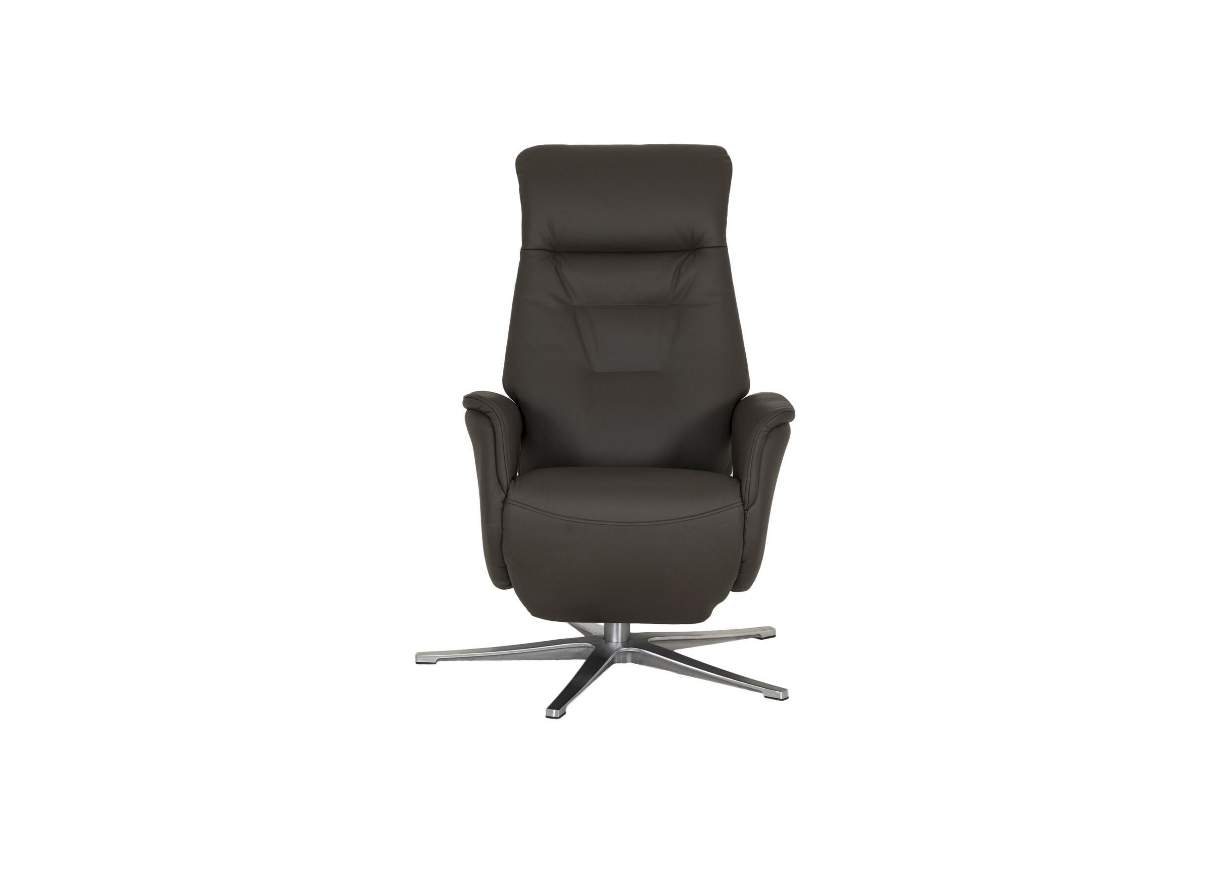 Overzichtsfoto - Relaxzetel Adamello elekrisch leder en lederlook bruin