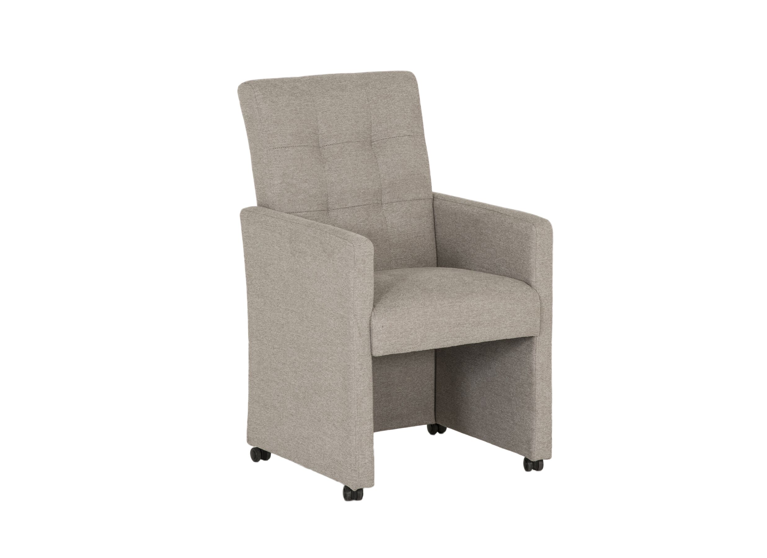 Chaise Bilbao tissu greige - Chaise Bilbao 59x57x97cm - tissu - greige